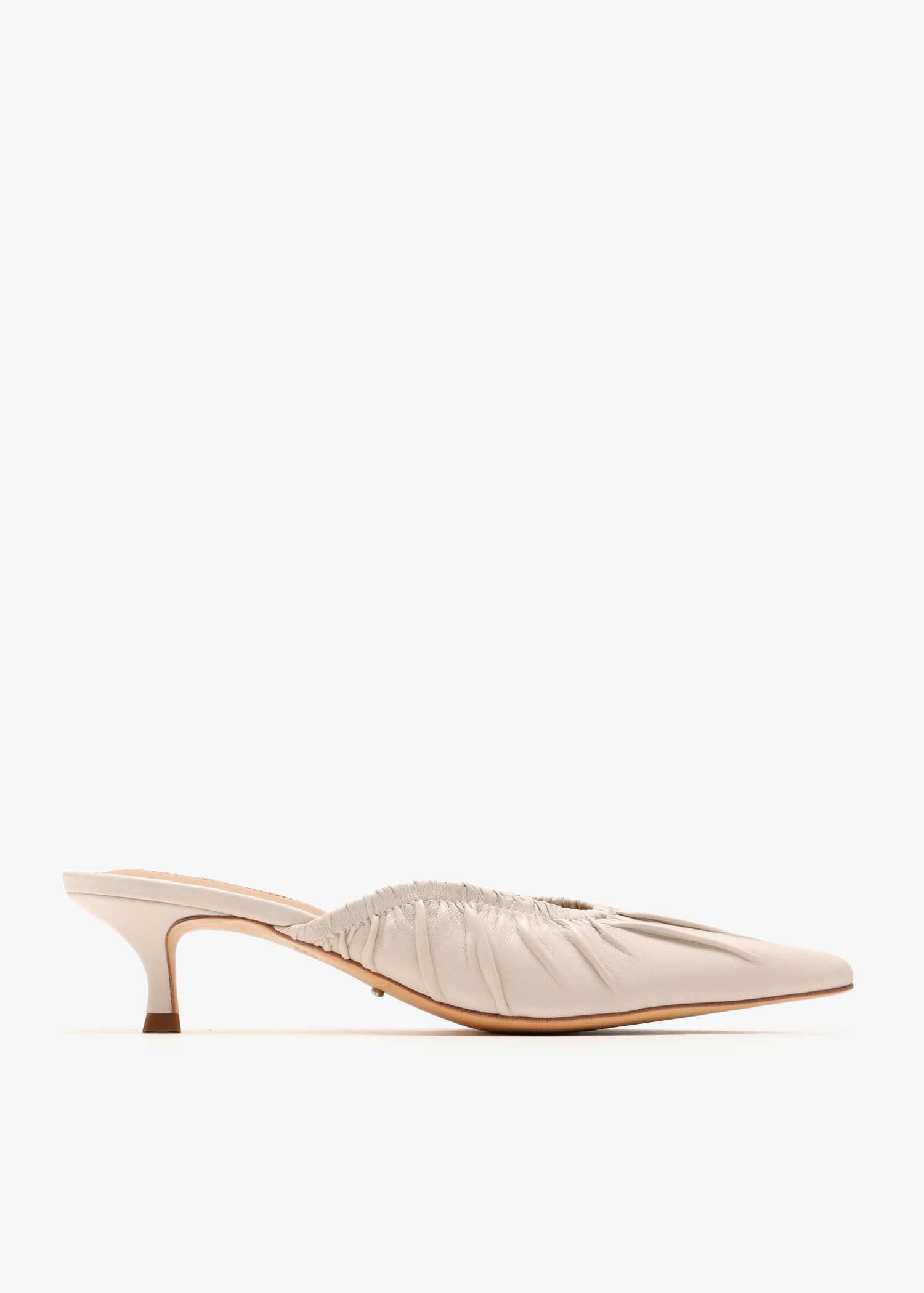 

Kitana mules, White