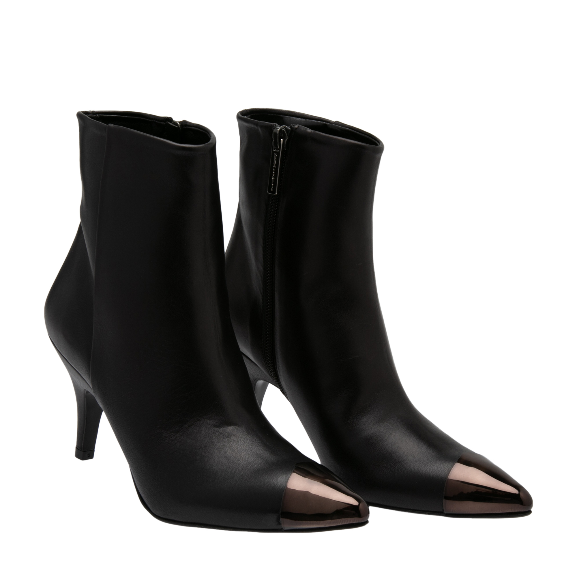

Cici leather boots, Black