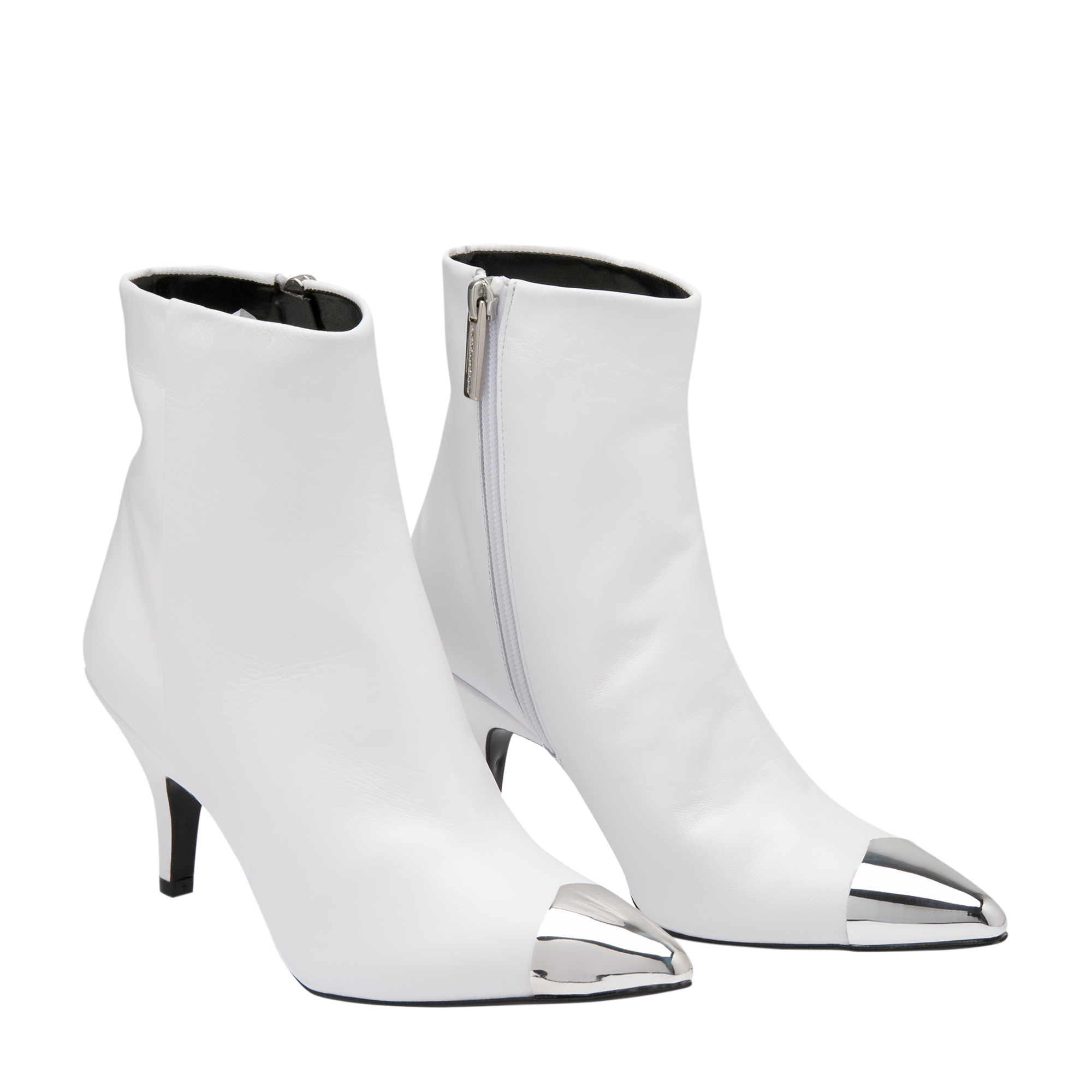

Cici leather boots, White