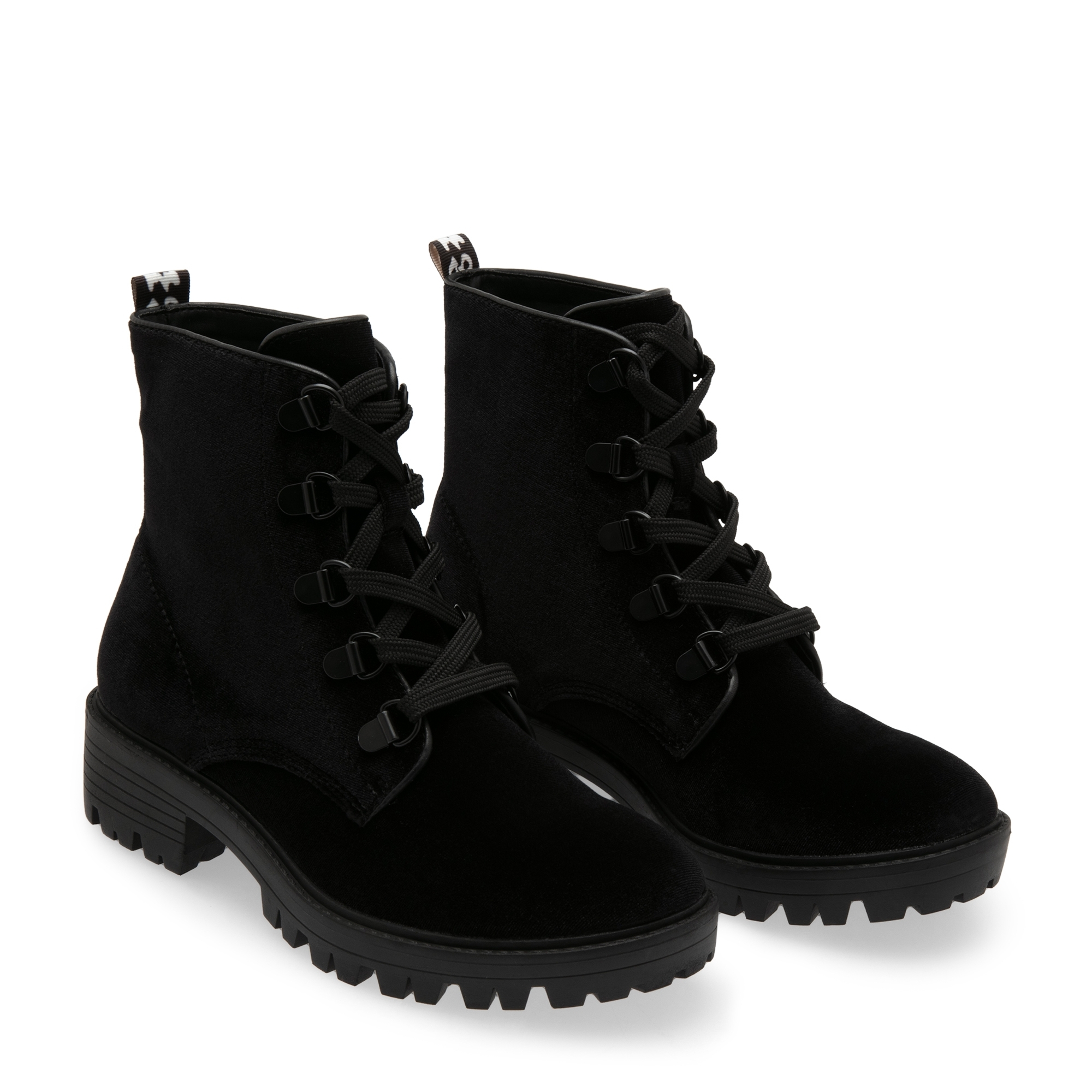 

Velvet boots, Black