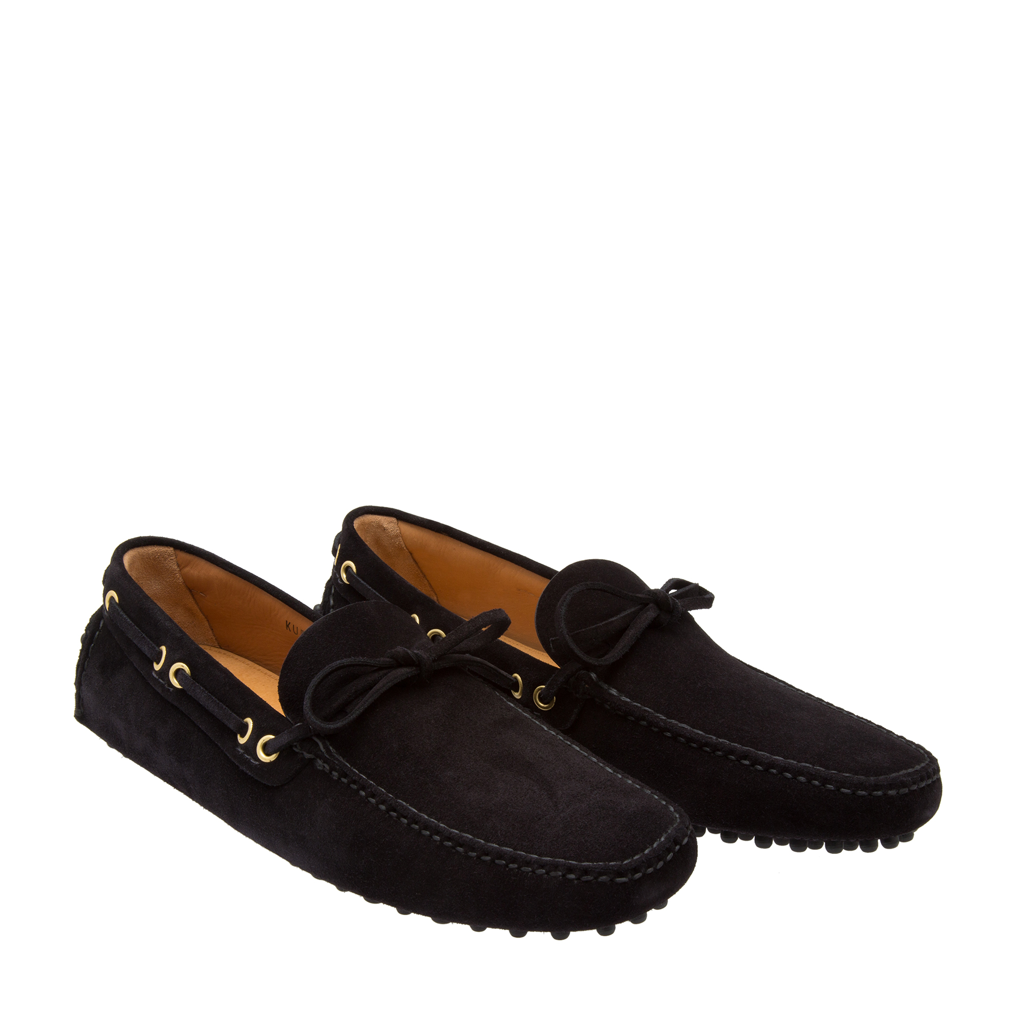 

Suede driving shoes, Black