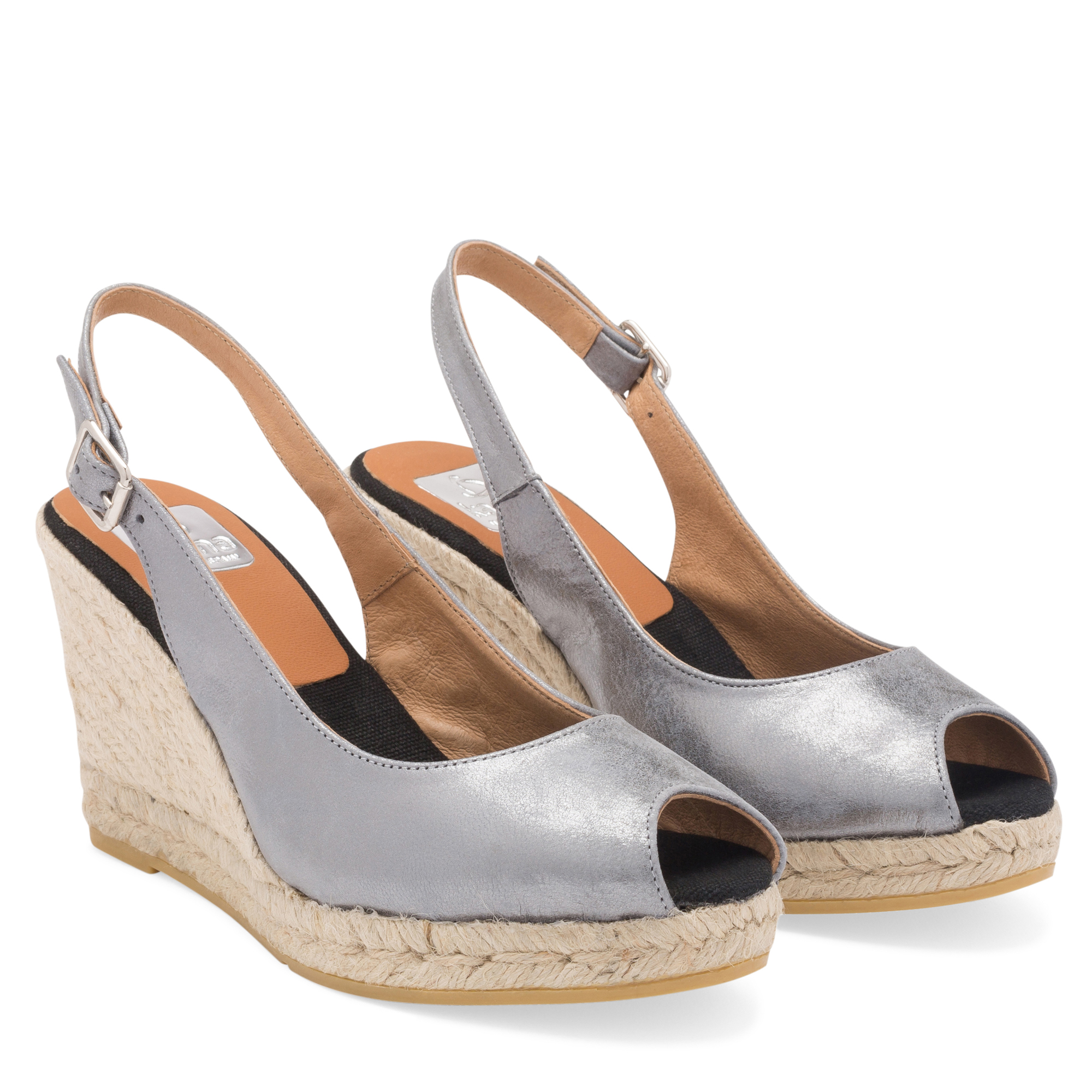 

Platform espadrilles, Grey