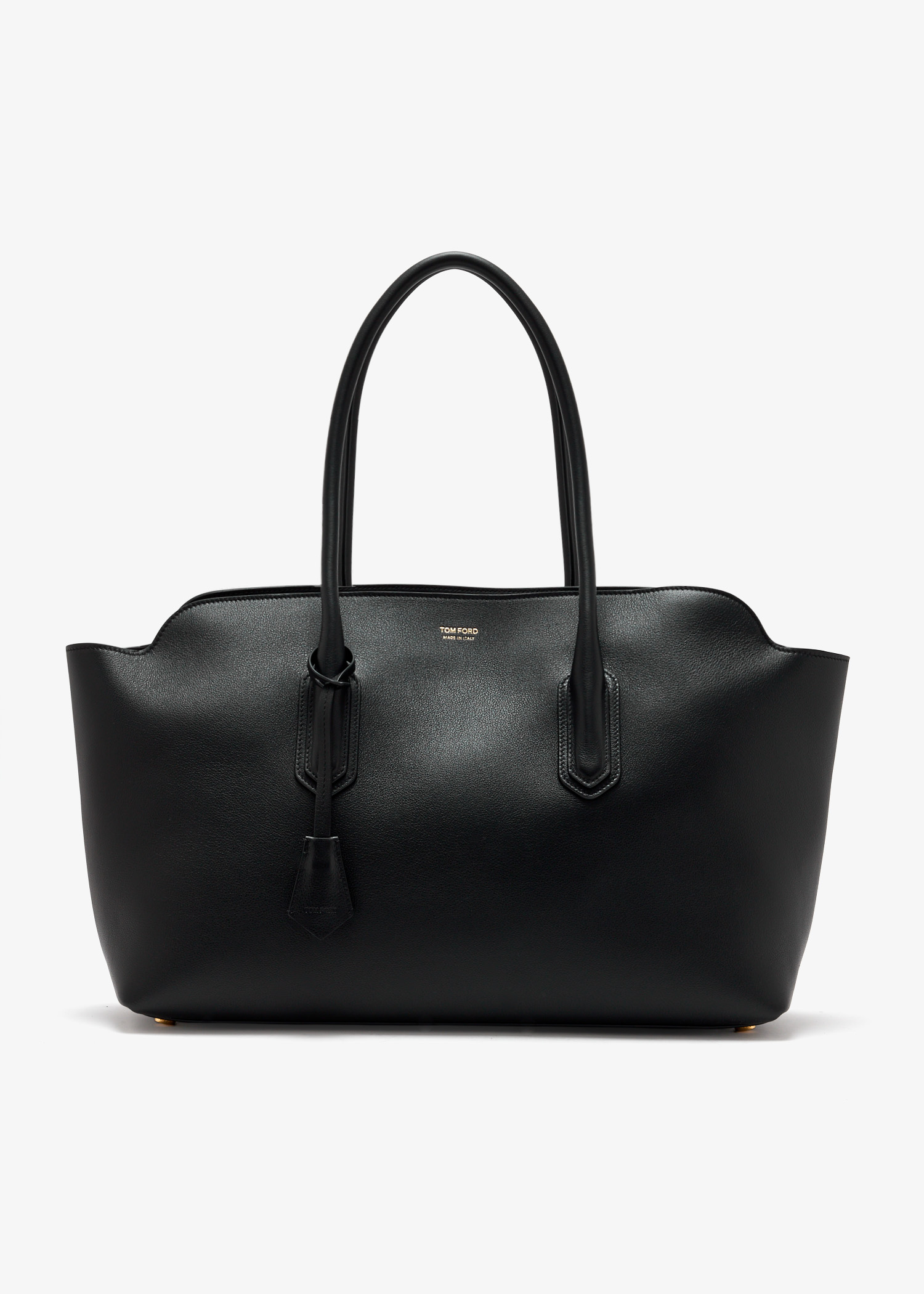 

Leather shoulder bag, Black