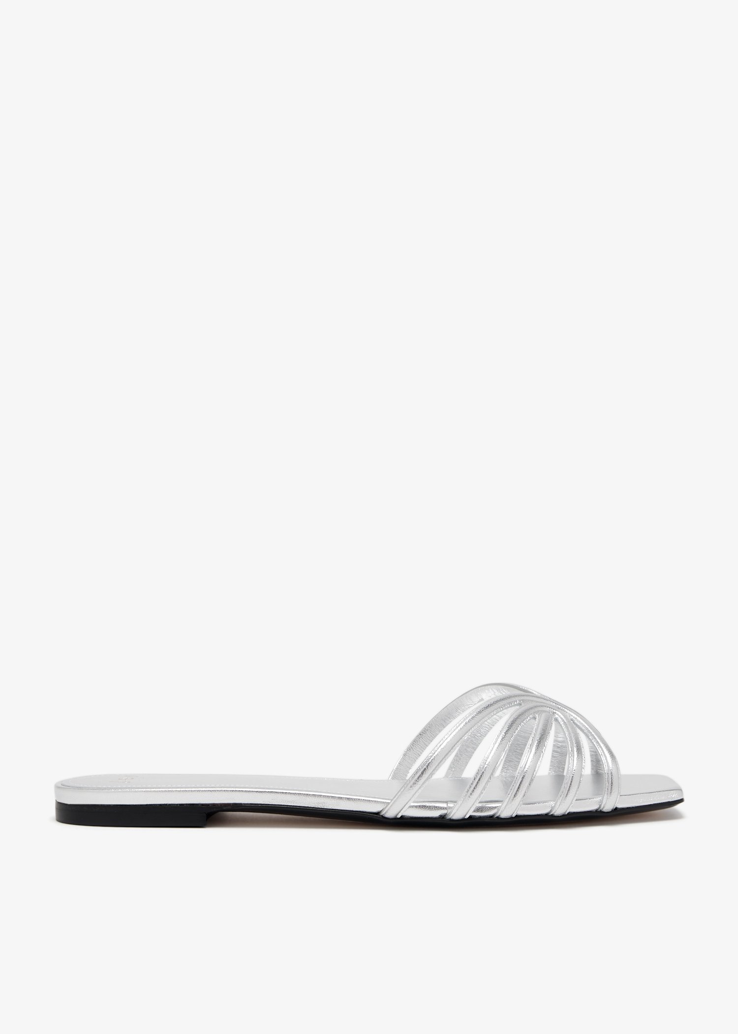 

Bali flat sandals, Silver