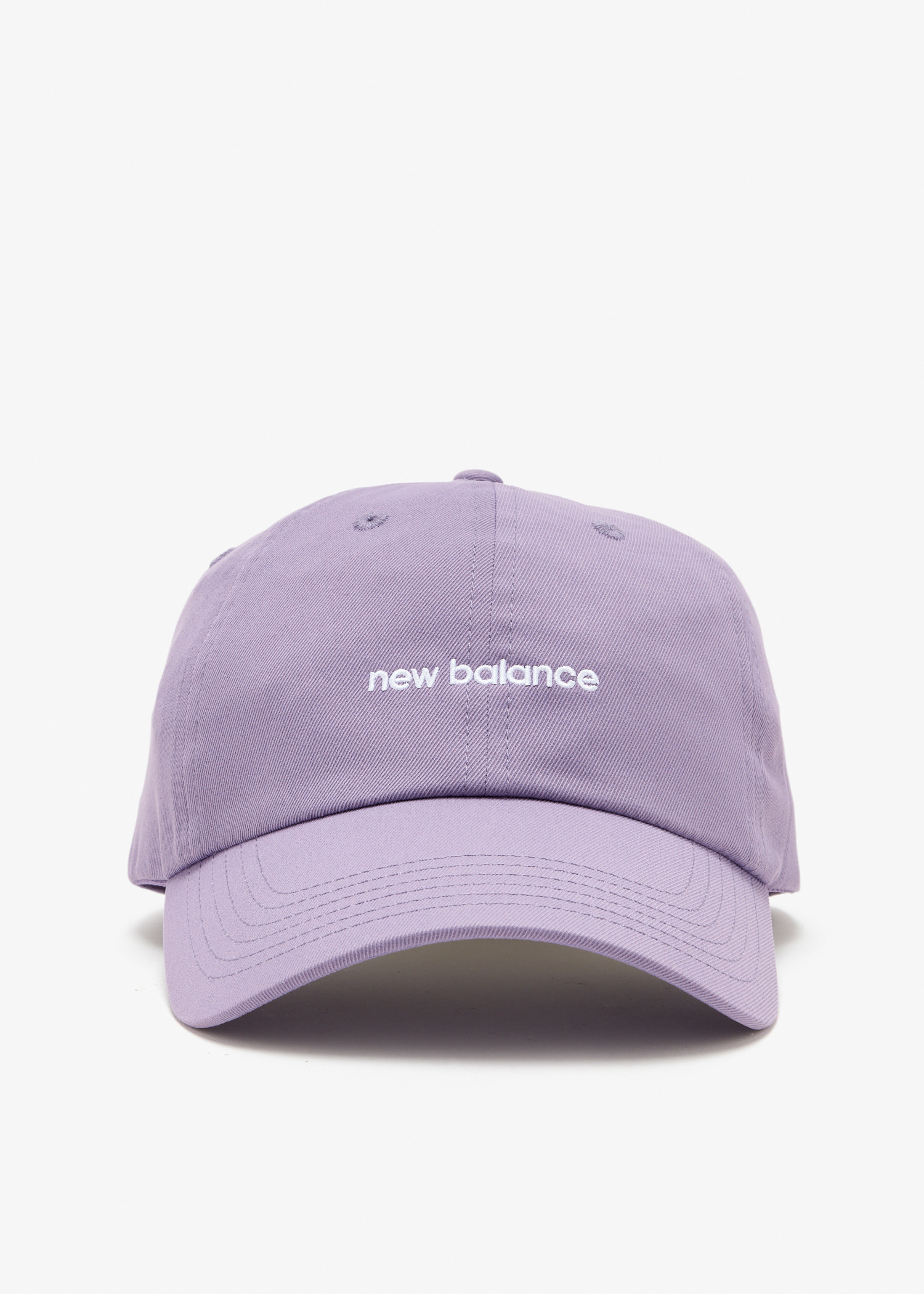 

6 Panel Linear logo cap, Purple