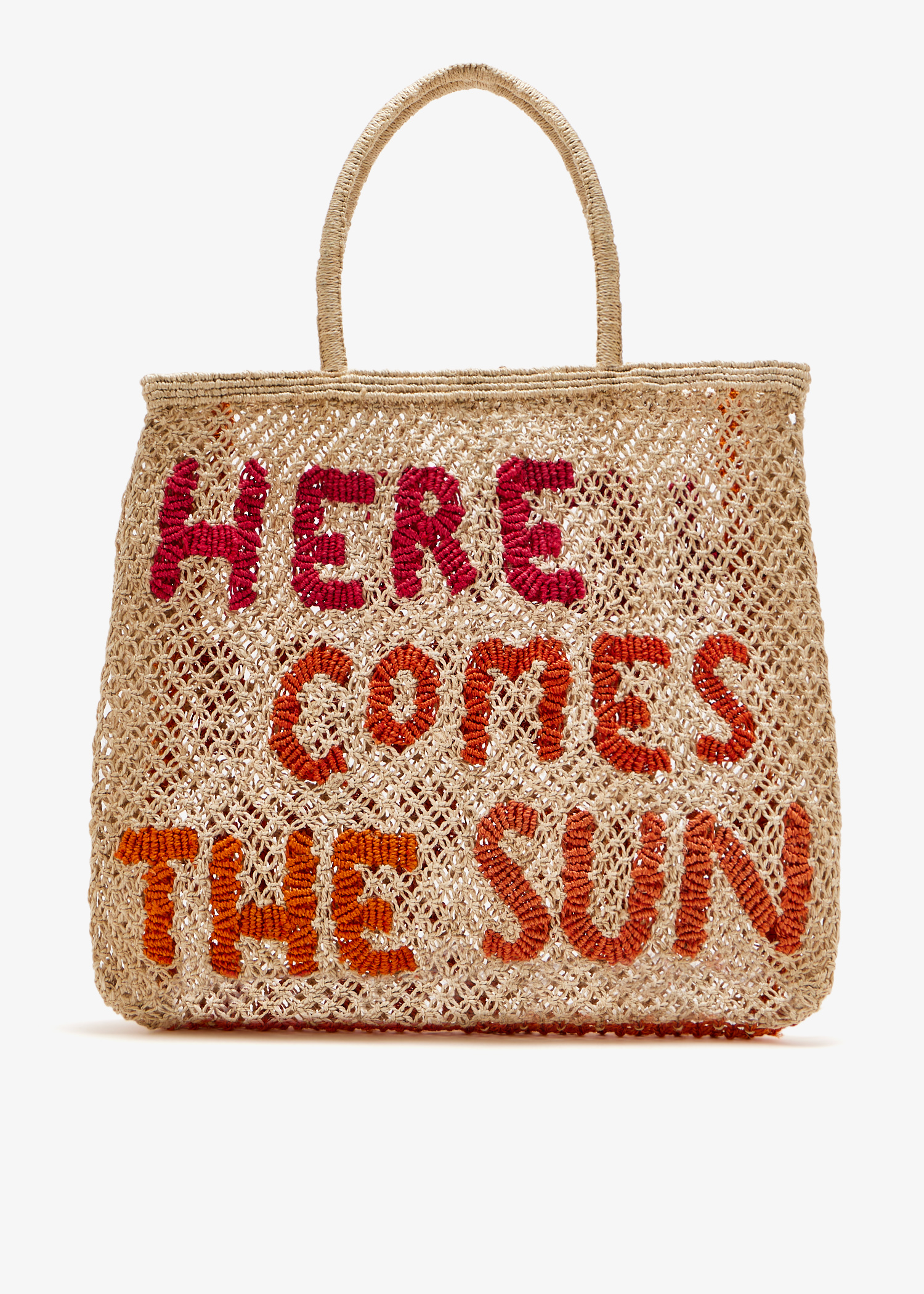 

Here Comes The Son large tote bag, Beige