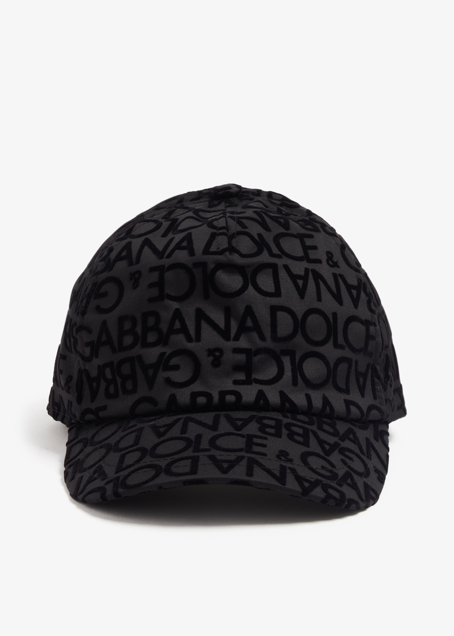 Dolce&Gabbana Logo printed cap for Boy - Black in UAE