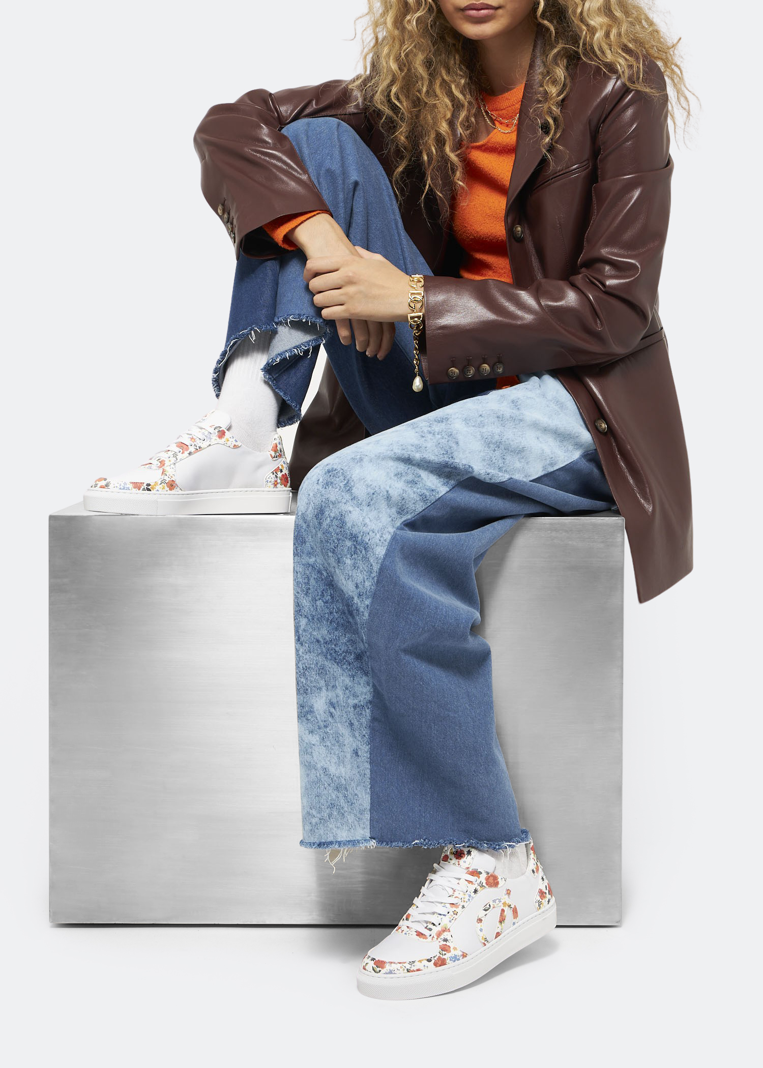 

x Laura Sophie Cox Seven sneakers, White