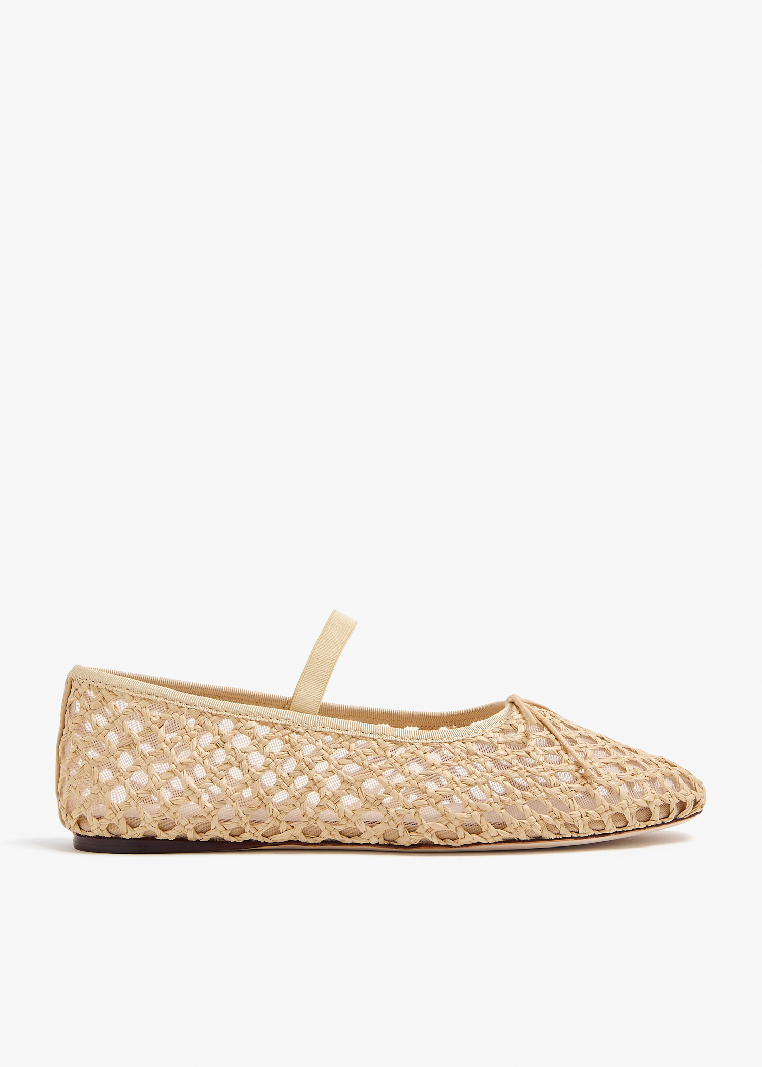 

Leonie crochet ballet flats, Beige