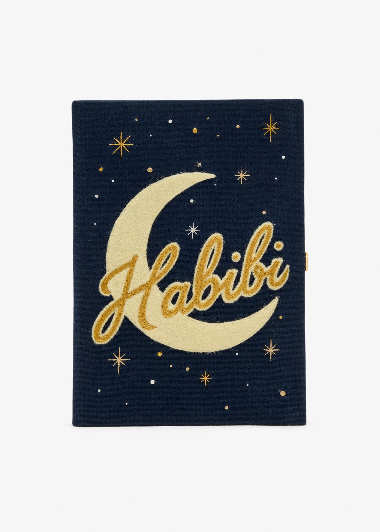 

Habibi book clutch, Blue