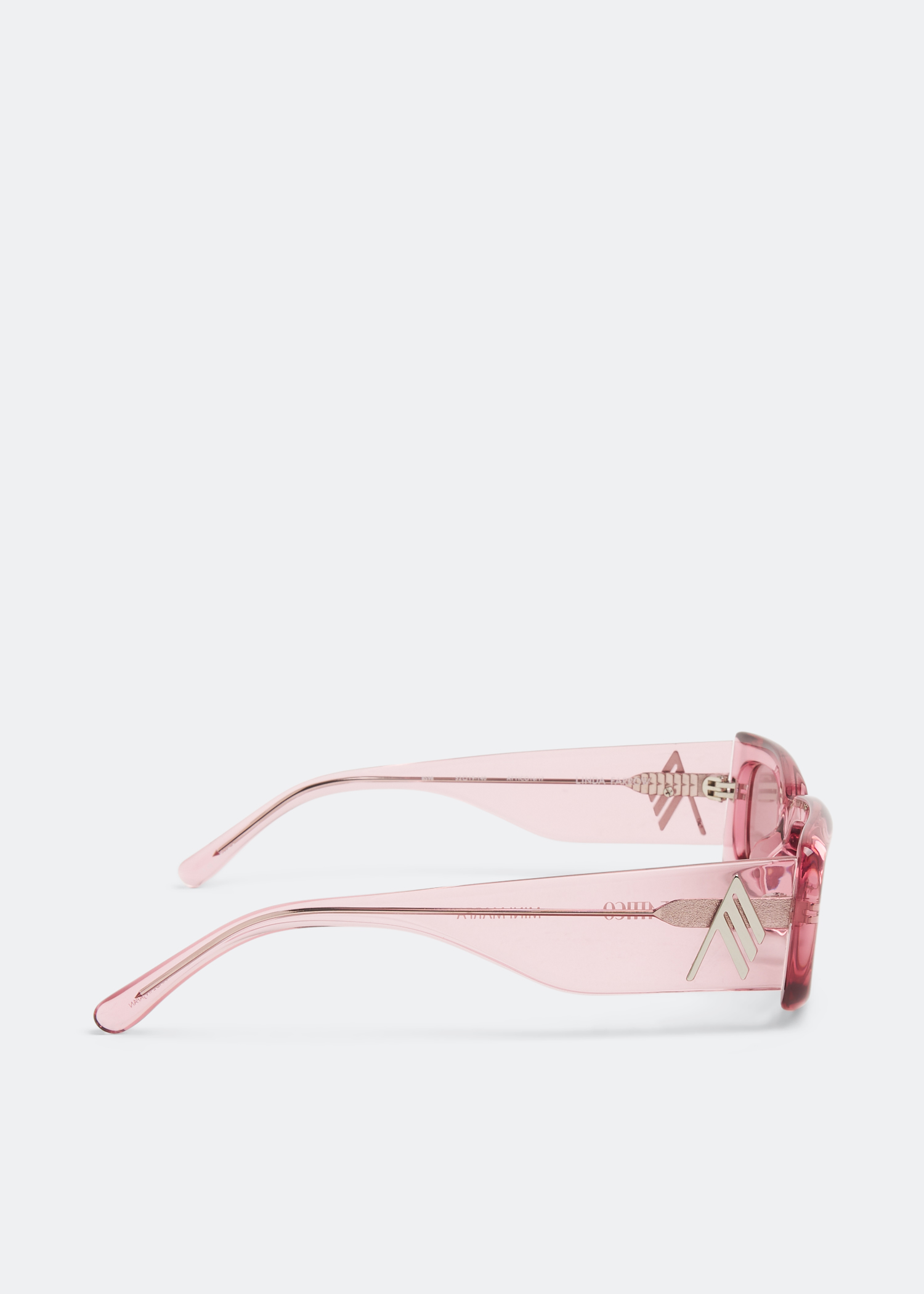 Linda Farrow x The Attico Mini Marfa sunglasses for Women - Pink
