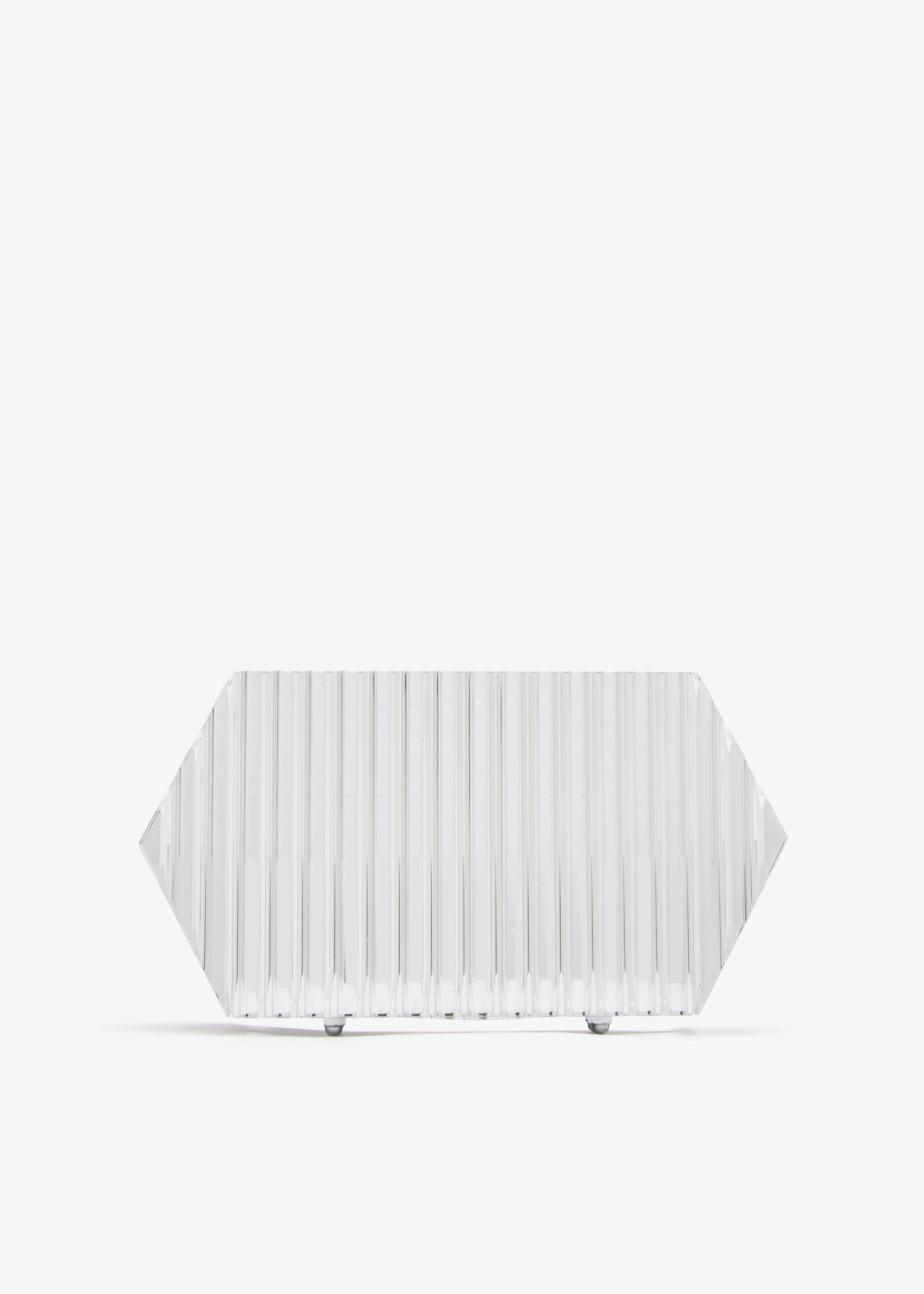 

Leena mirror clutch, Silver