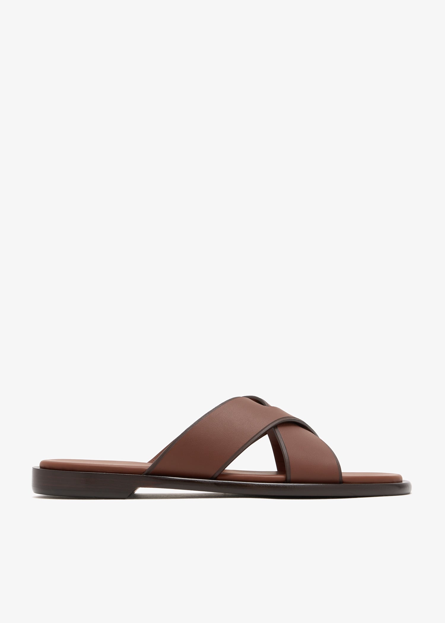

Leather sandals, Brown