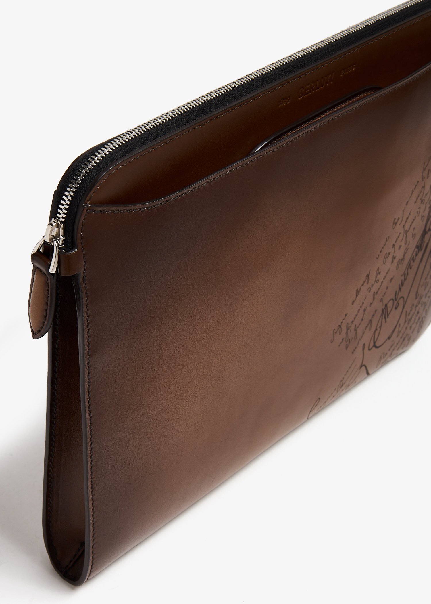 Lift II Scritto Leather Briefcase | Berluti DE