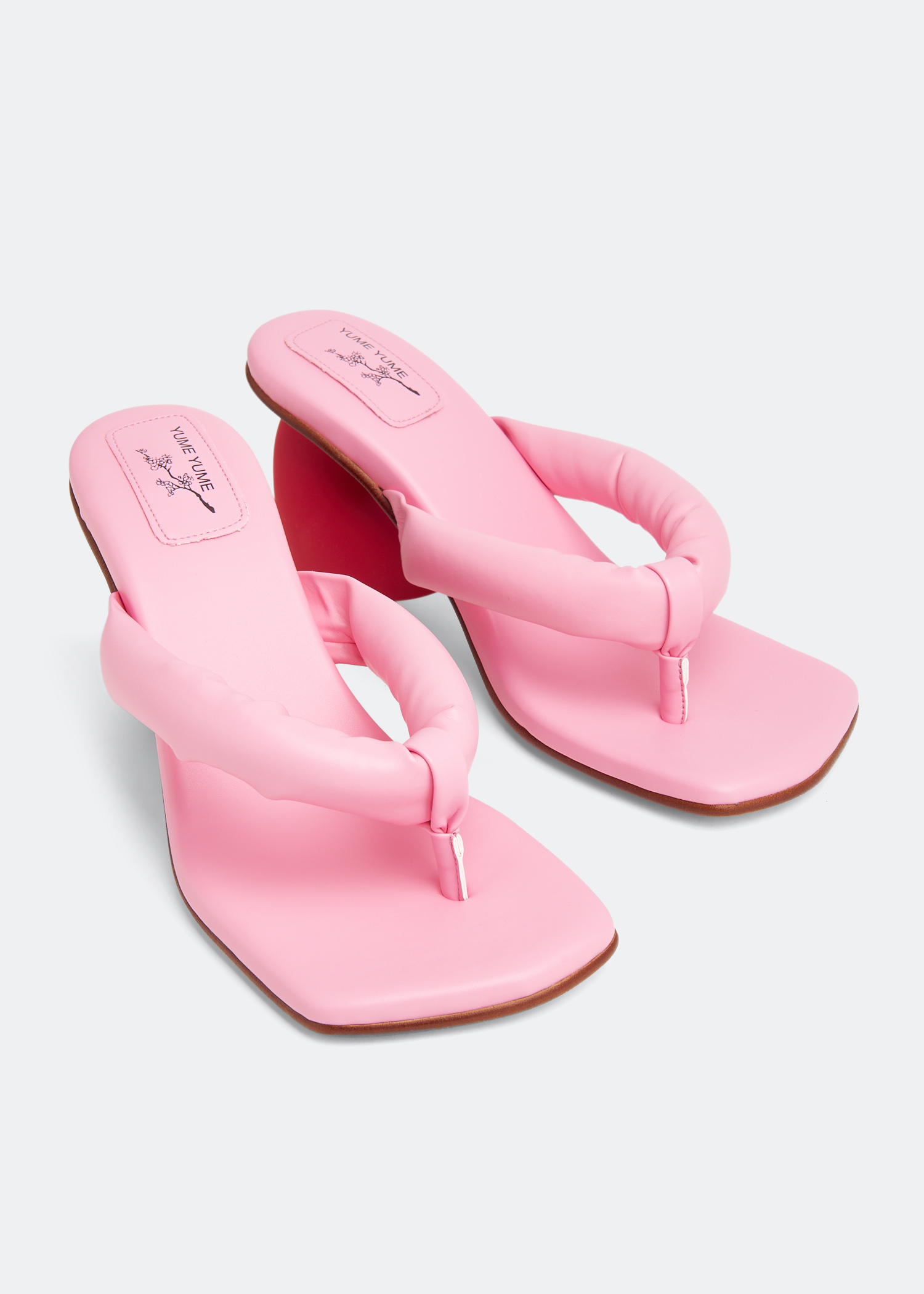 無料配達 - Women for mules Heel Love Yume Yume Pink Shoes Level | UAE in 靴