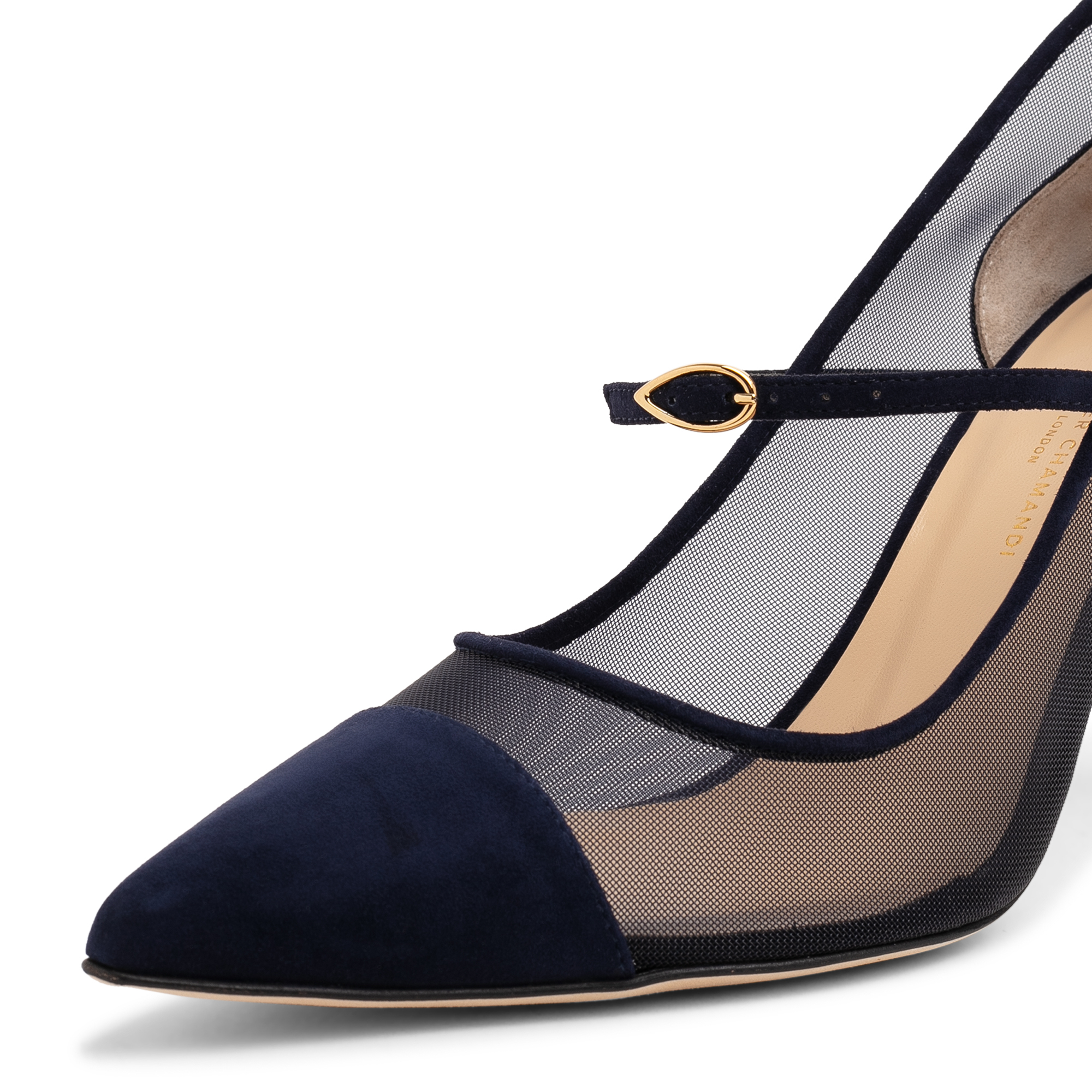 

Lorenzo mesh pumps, Blue