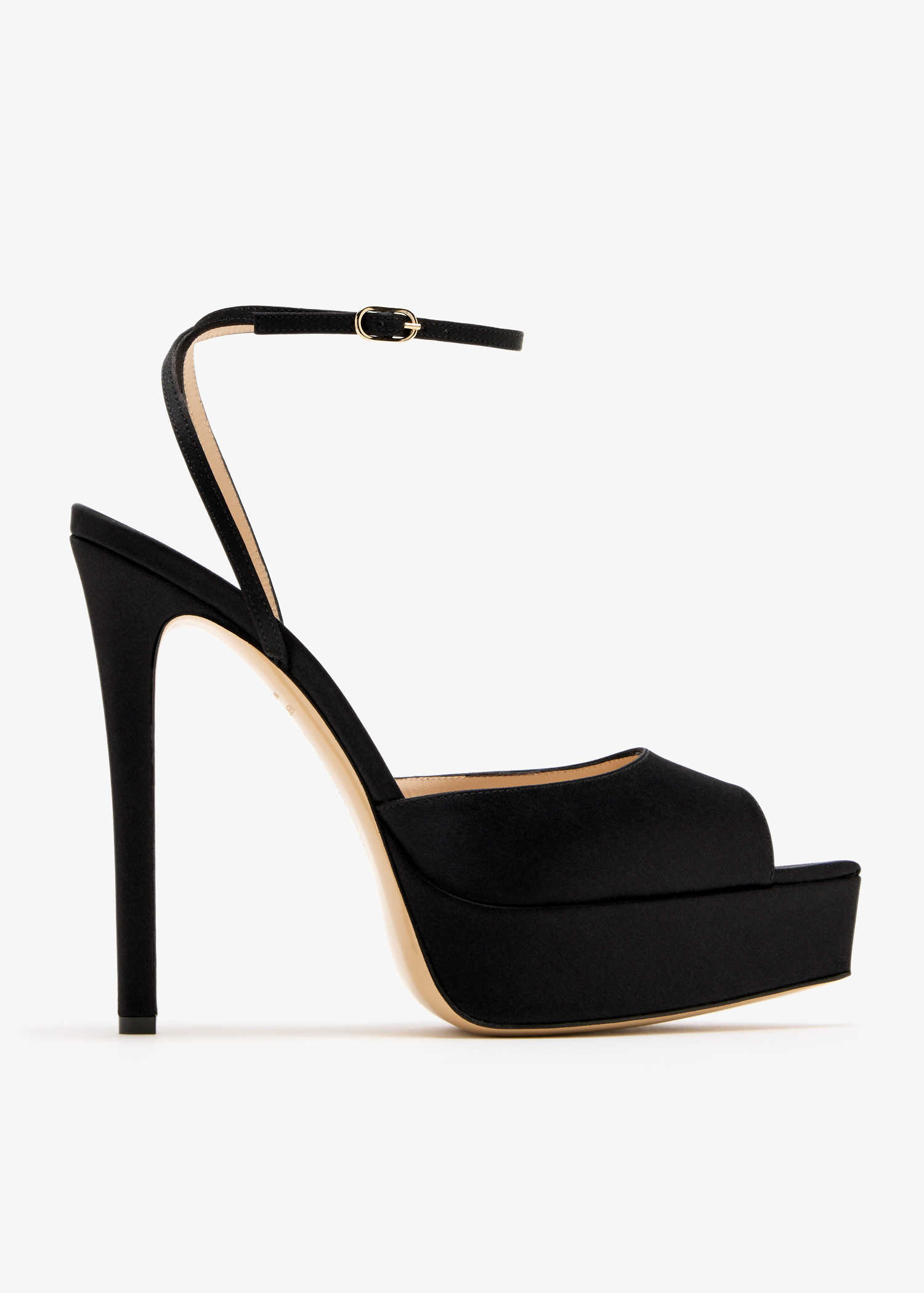 

Loulou 150 platform sandals, Black