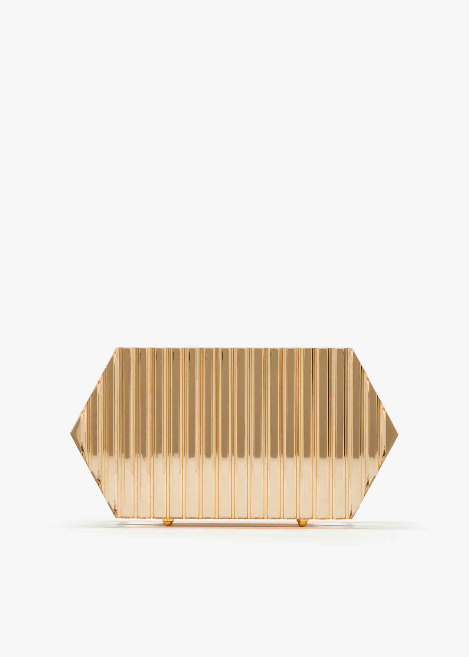 

Leena mirror clutch, Gold
