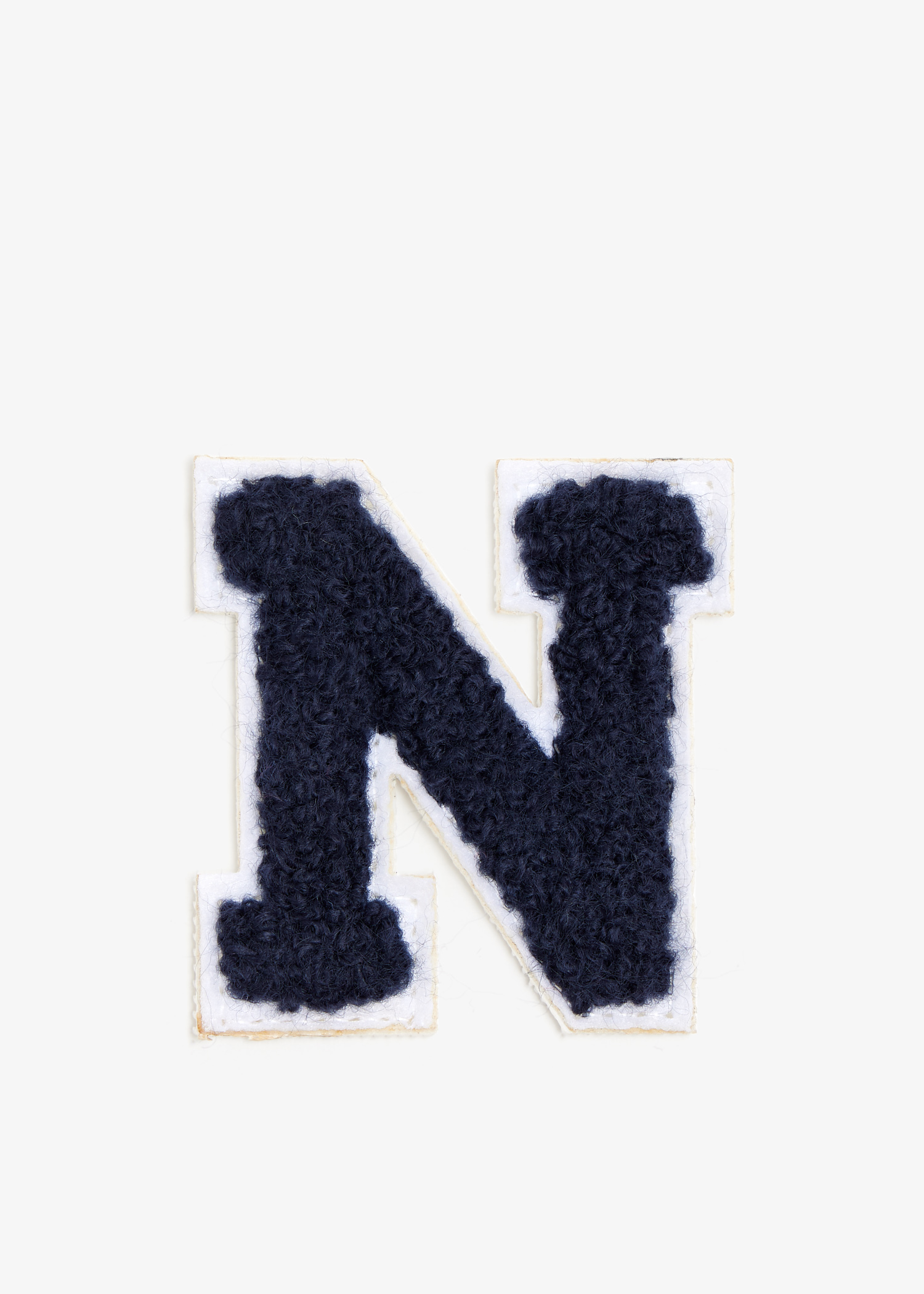 

2" Chenille Varsity Letter 'N' patch, Navy