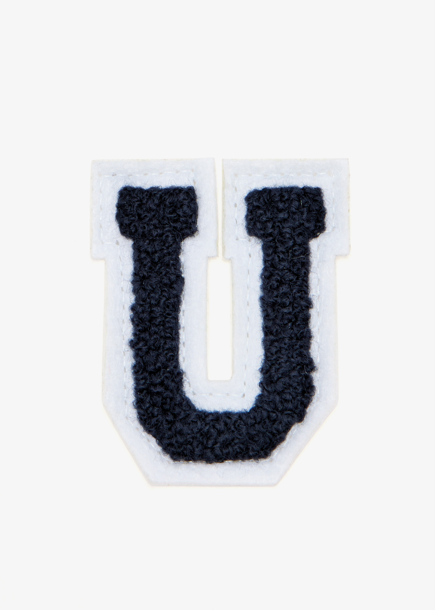 

2" Chenille Varsity Letter 'U' patch, Navy