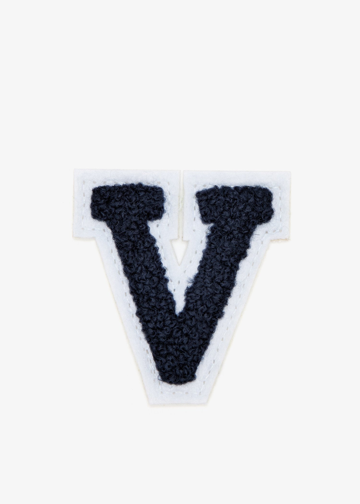 

2" Chenille Varsity Letter 'V' patch, Navy