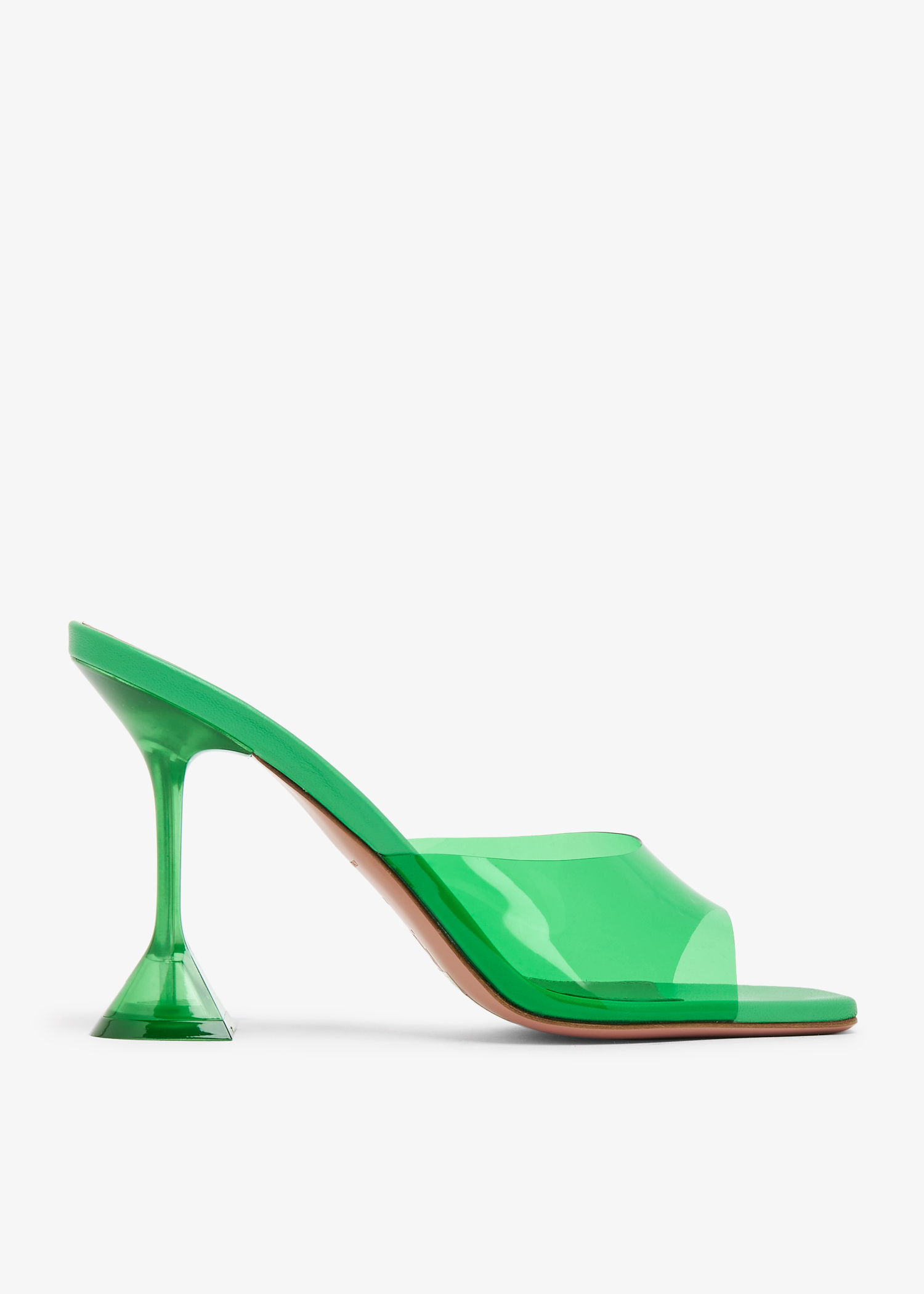 

Lupita Glass mules, Green