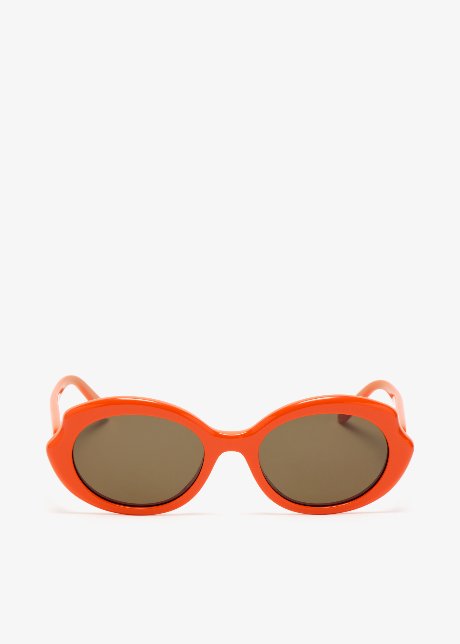 

Slim round sunglasses, Orange