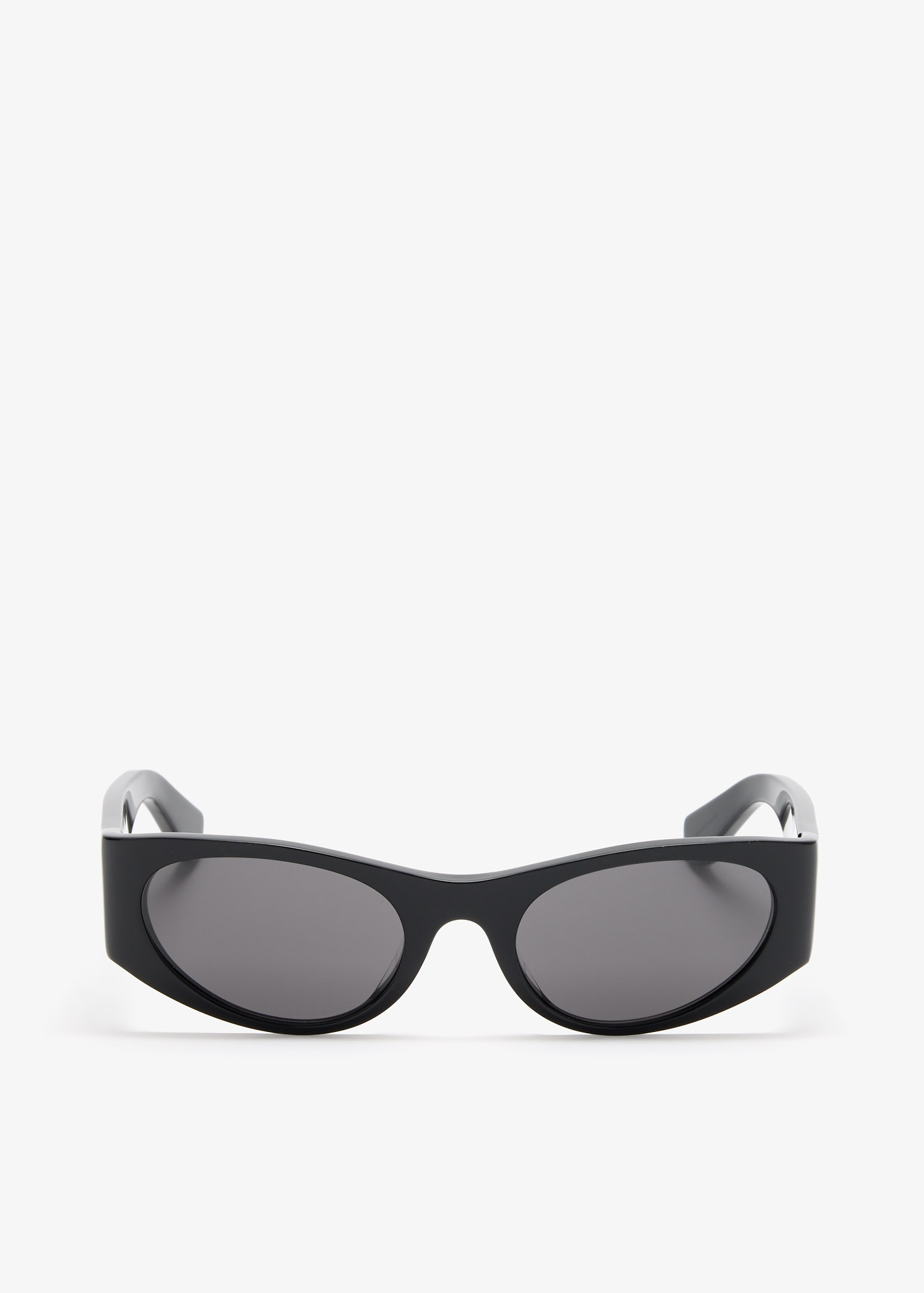 

Flash cat eye sunglasses, Black