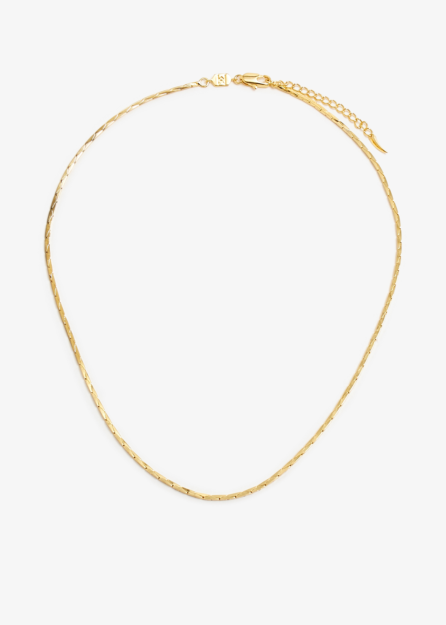 

x Lucy Williams Cobra snake chain necklace, Gold