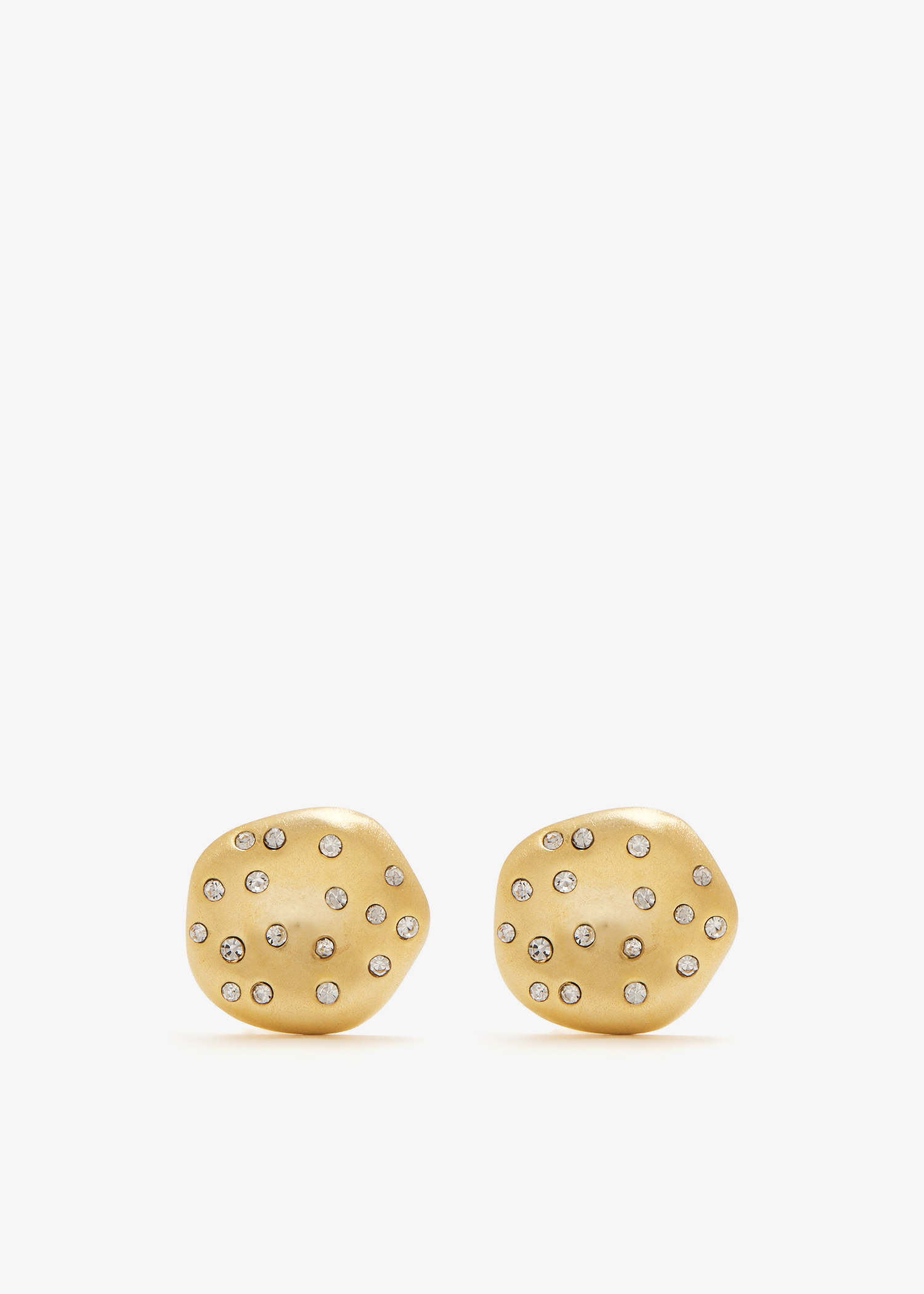 

Aurora Dust disc earrings, Gold
