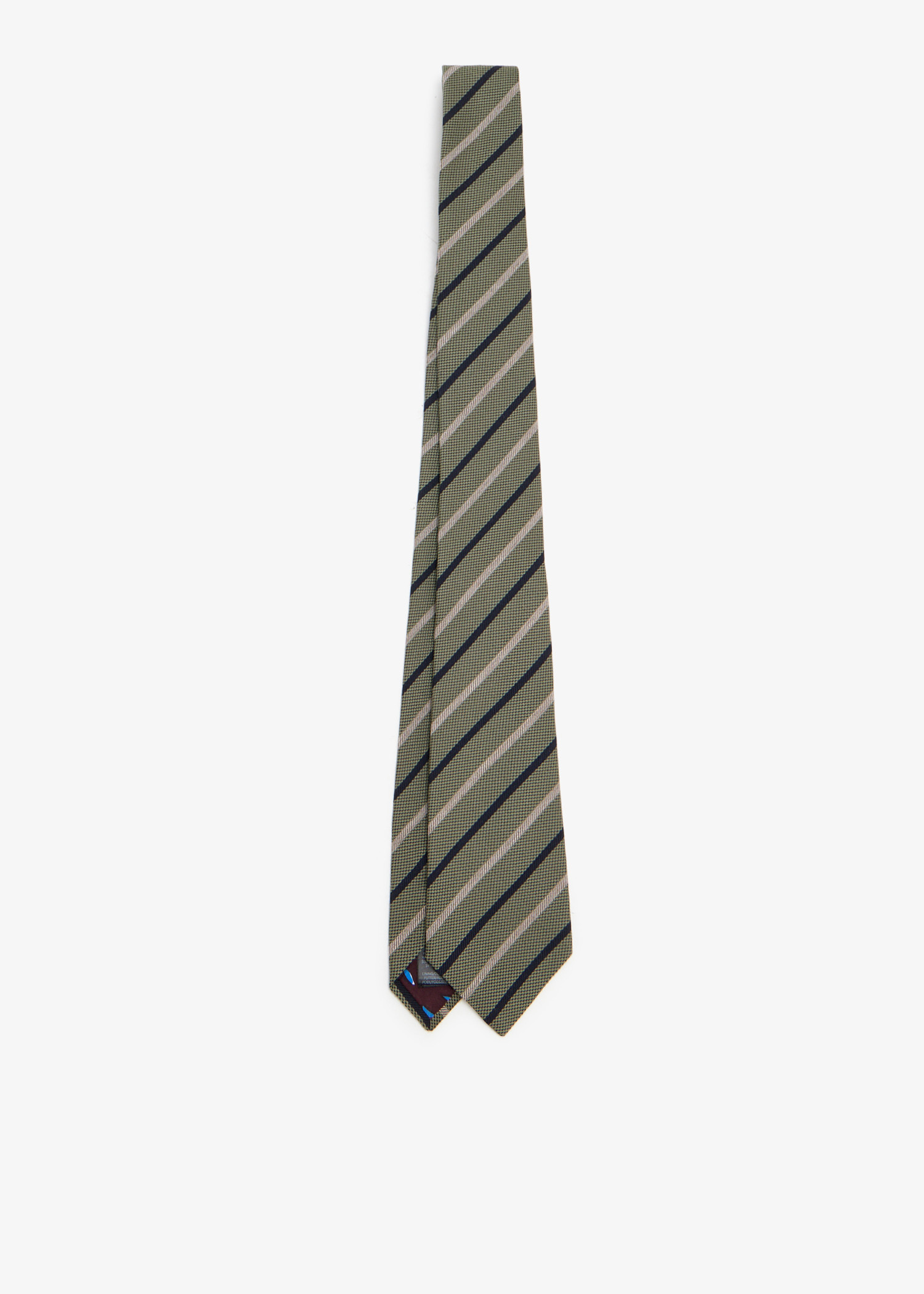 

Stripe tie, Khaki