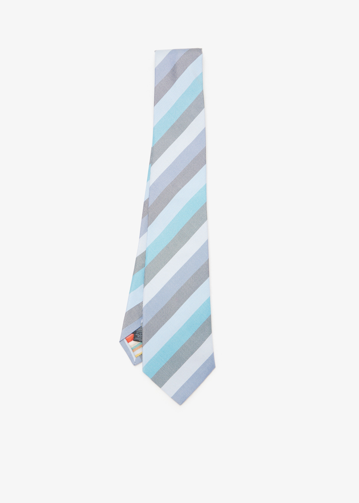 

Multistripe tie, Blue