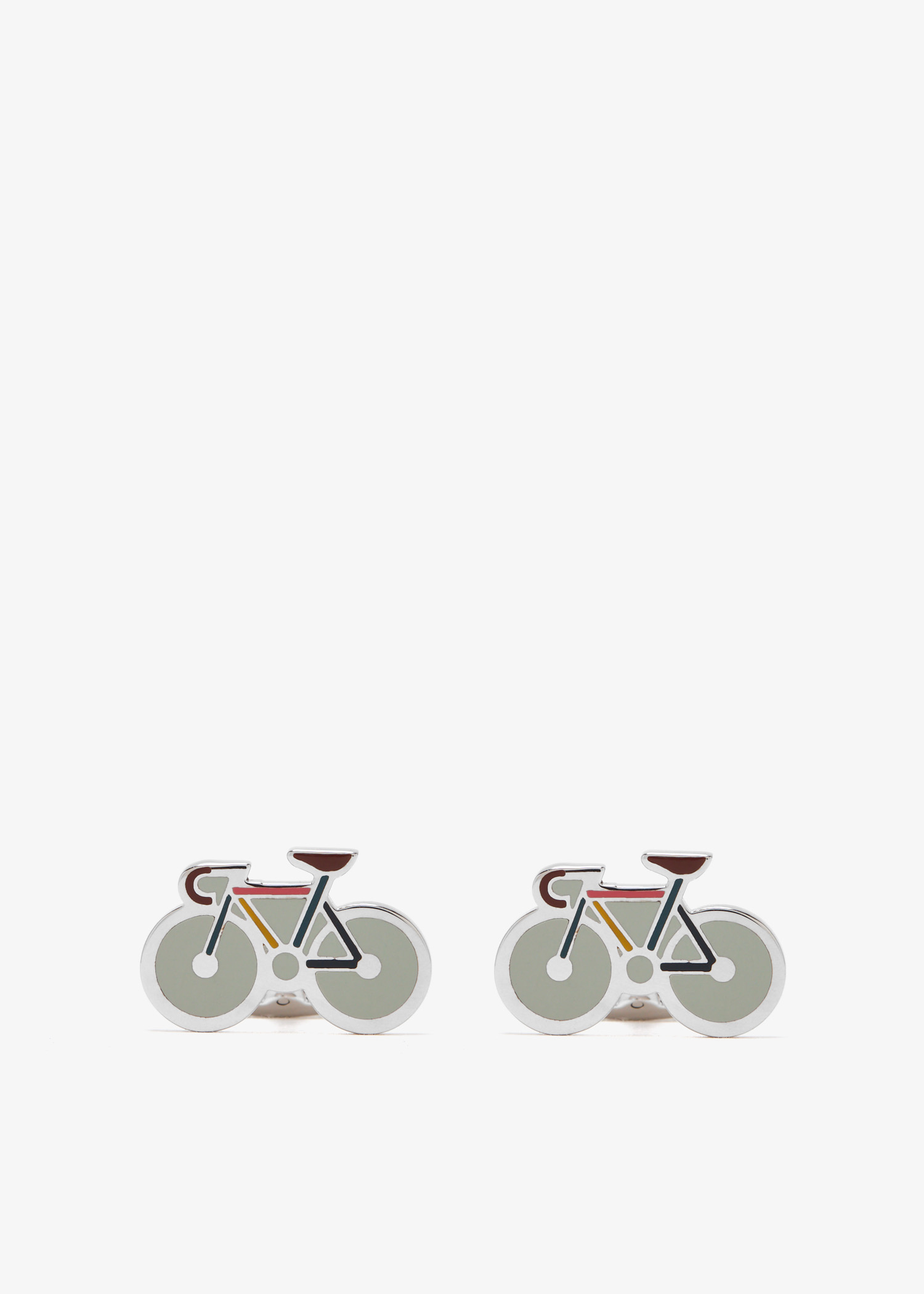 

Bike cufflinks, Silver