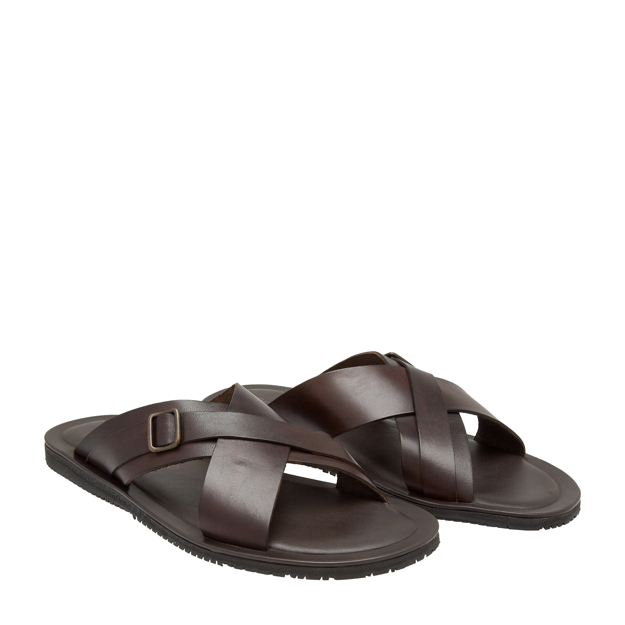 

Leather sandals, Brown