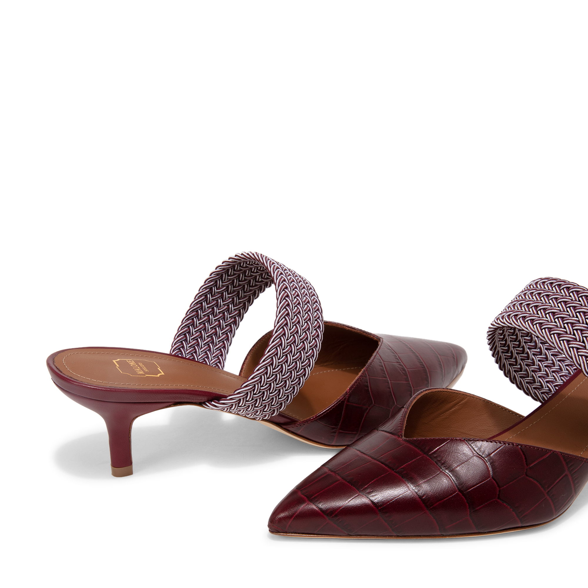 

Maisie mules, Burgundy