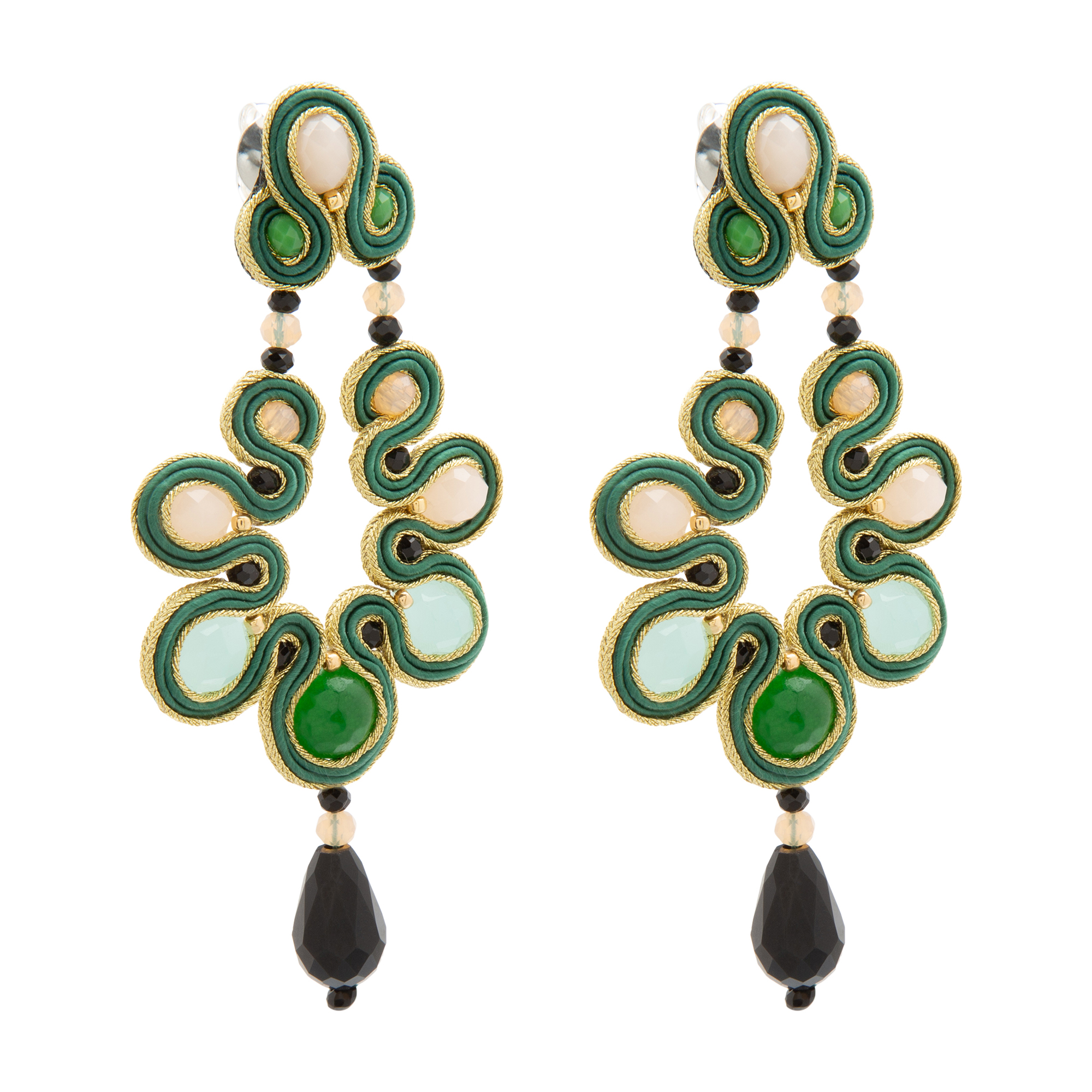

Marie Antoinette earrings, Multi-coloured