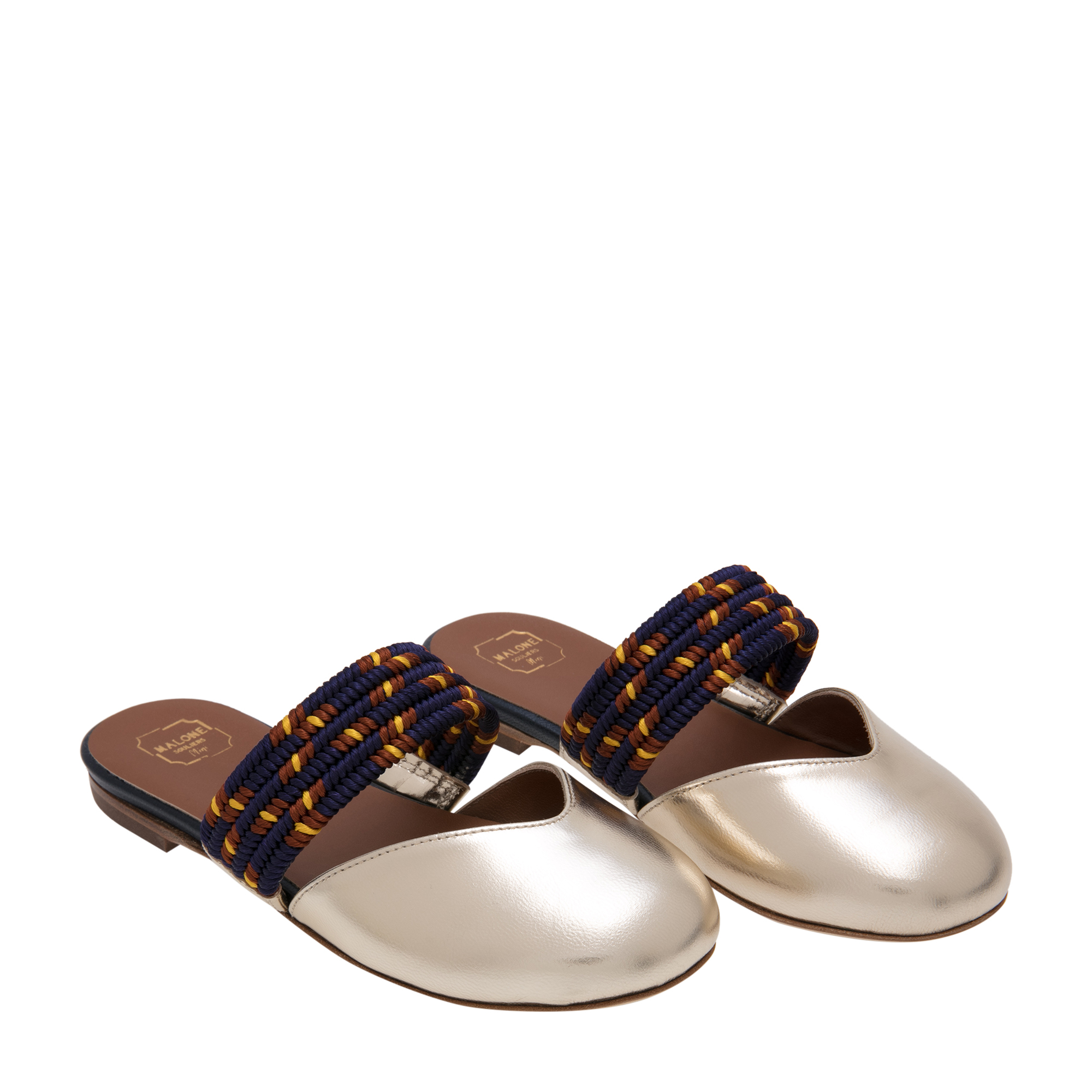 

Maisie Luwolt mules, Gold