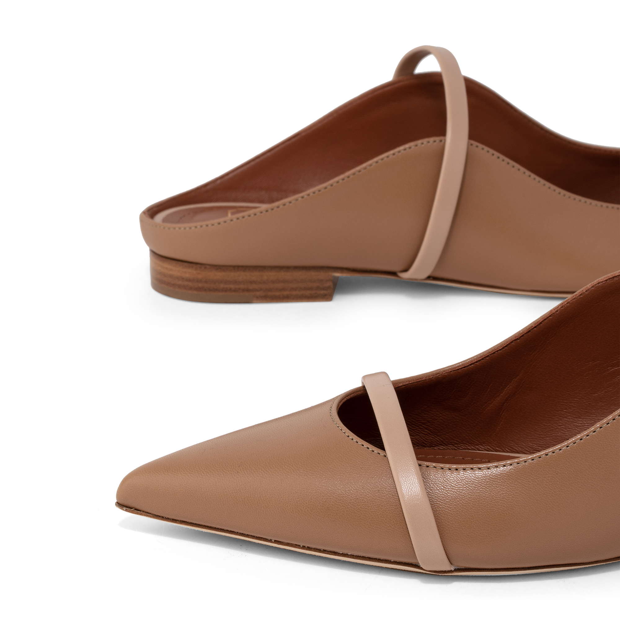 

Maureen flat mules, Brown