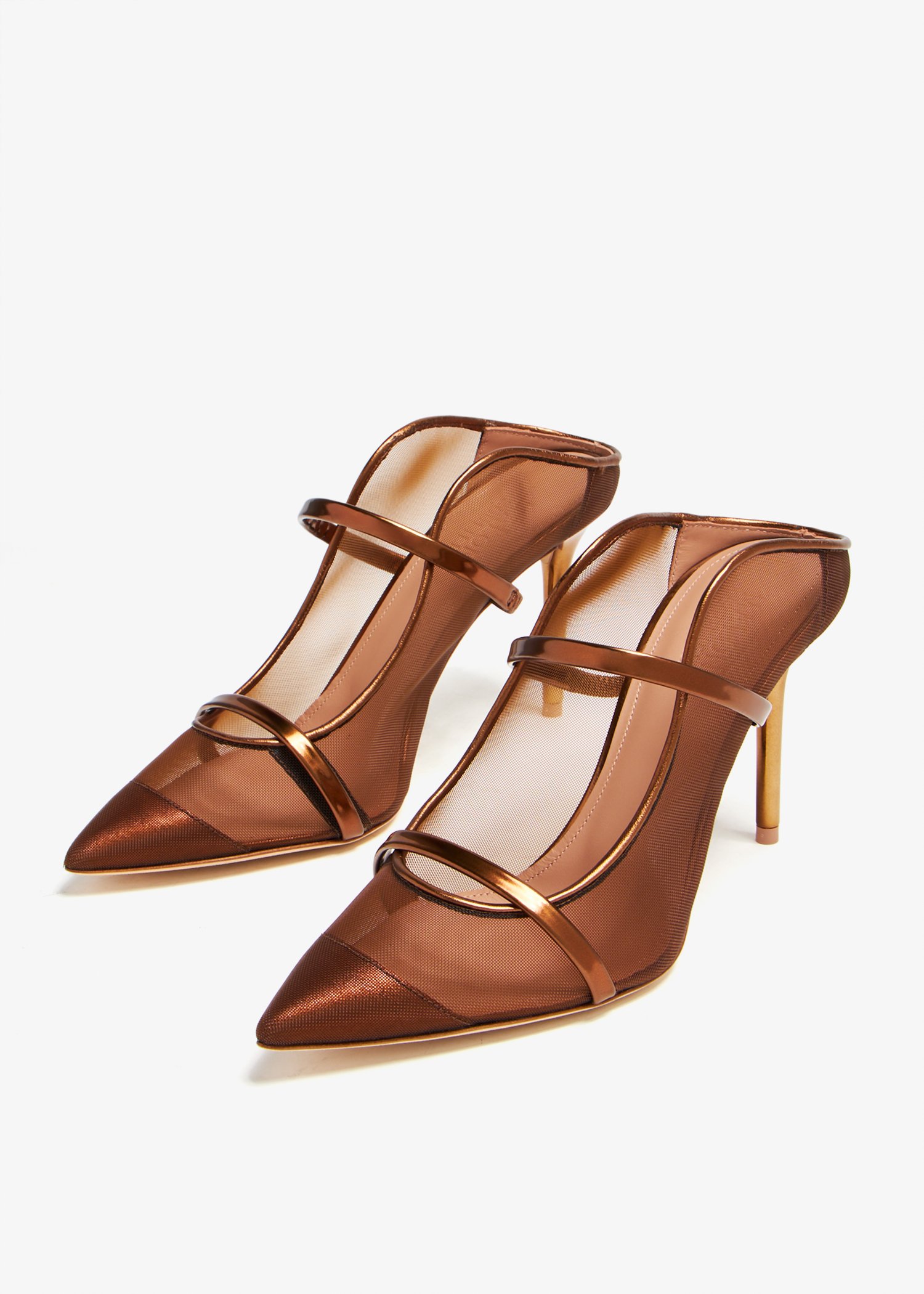 Malone Souliers Maureen 85 mules for Women Brown in Kuwait Level Shoes