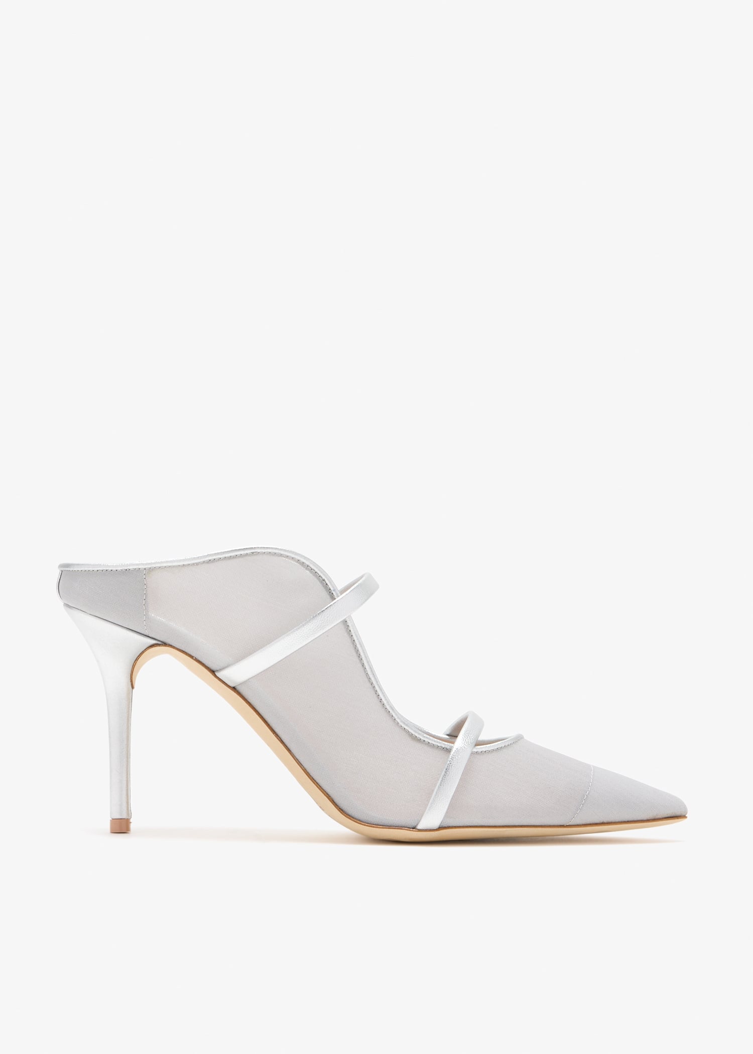 

Maureen 85 mules, Silver