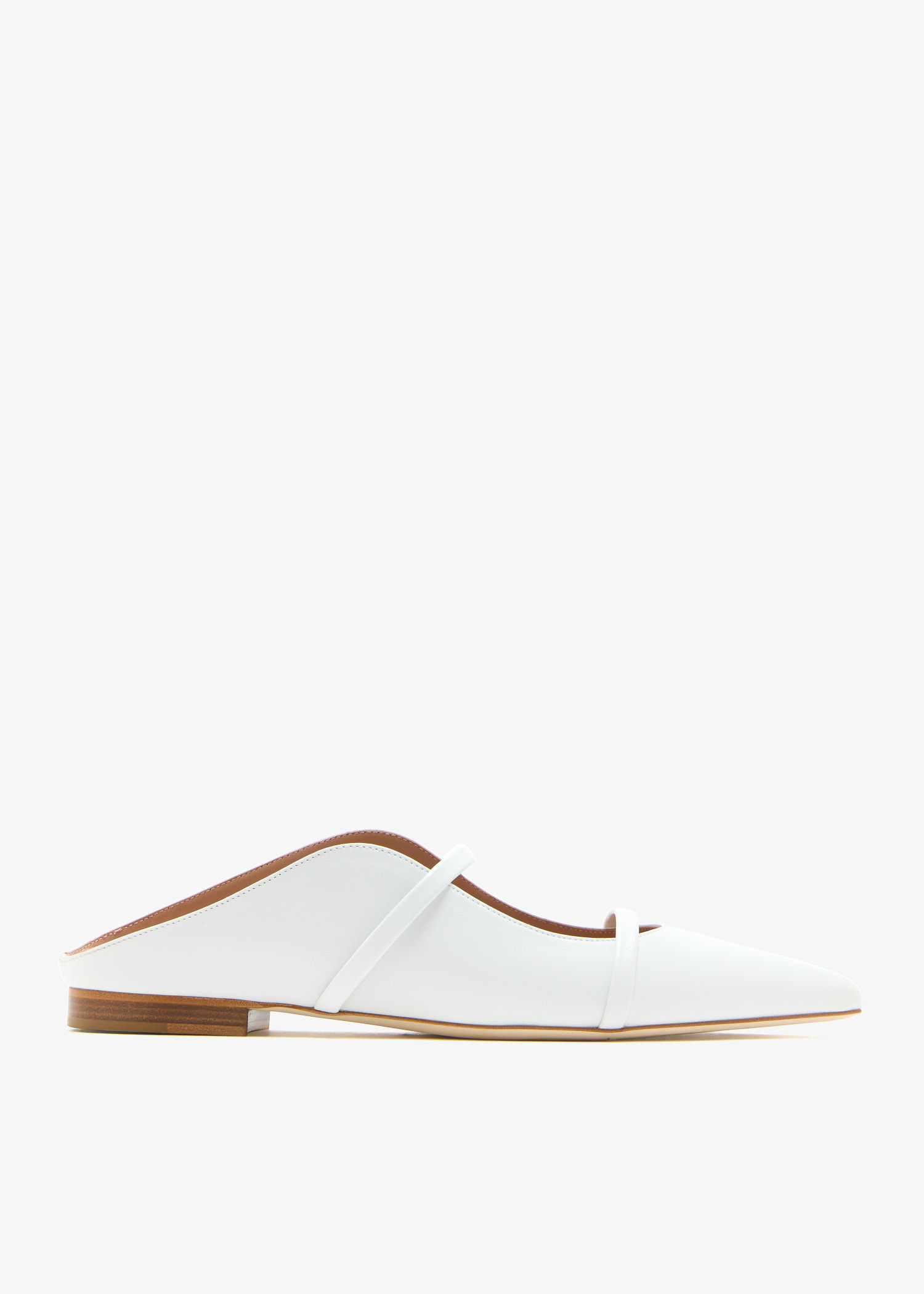 

Maureen flat mules, White