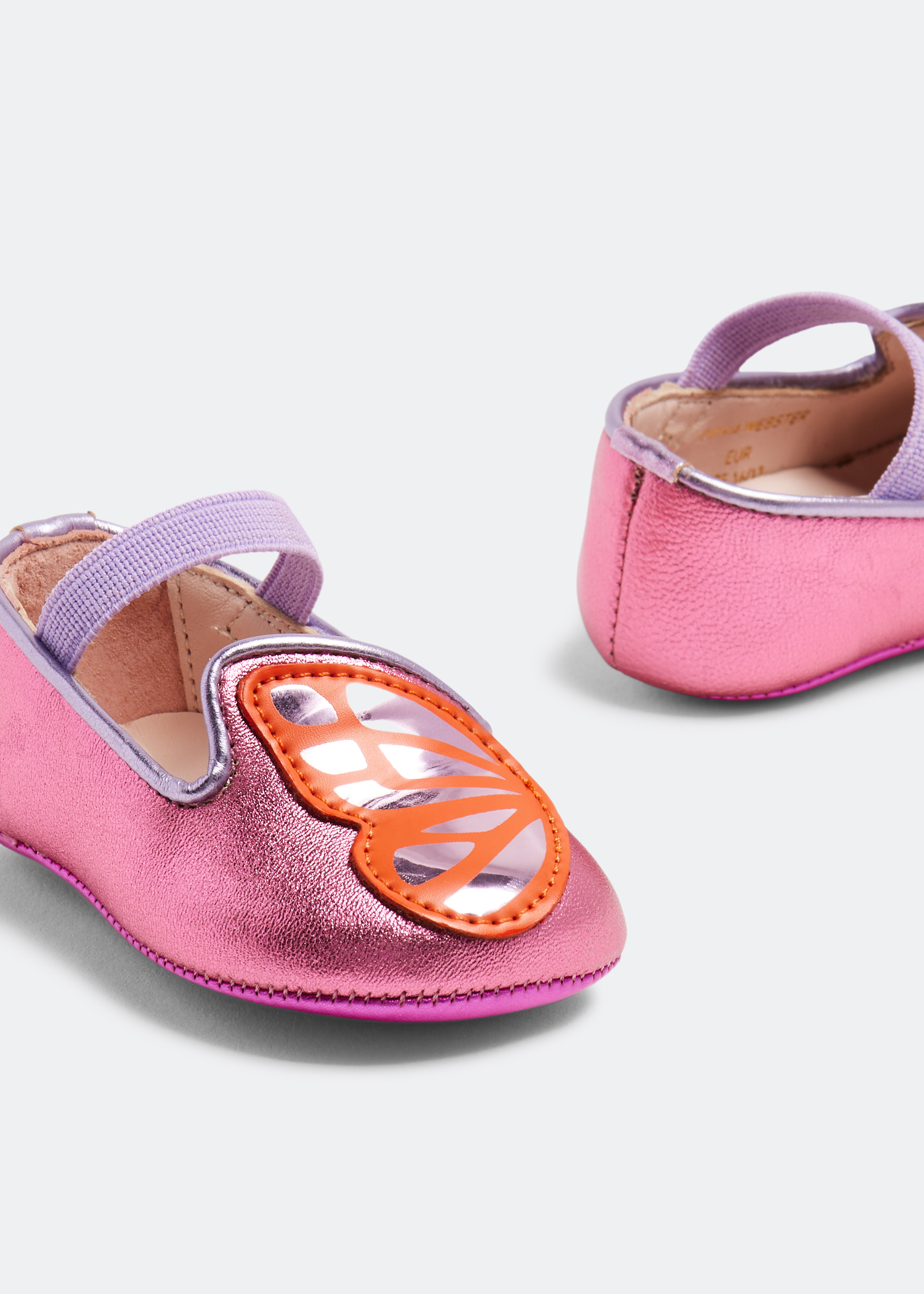 

Butterfly booties, Pink