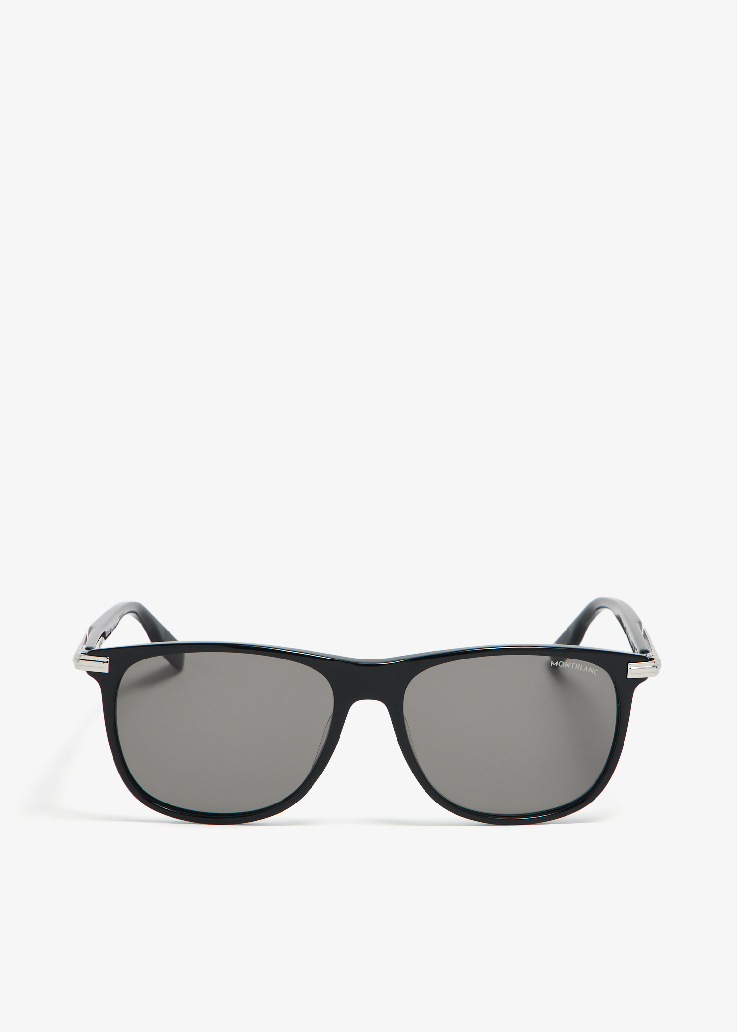 

Rectangle Havana sunglasses, Black