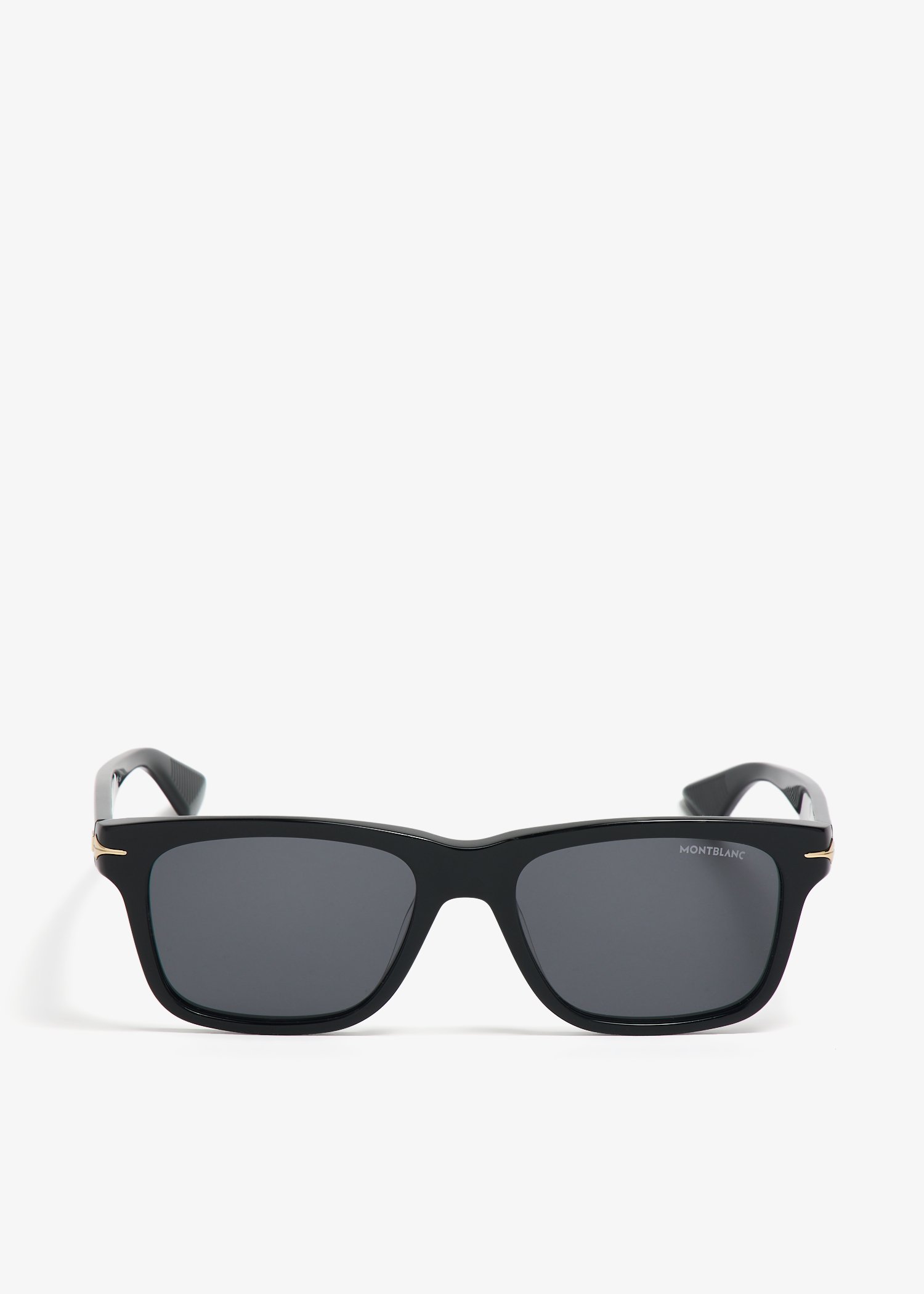 

Rectangular Havana sunglasses, Black