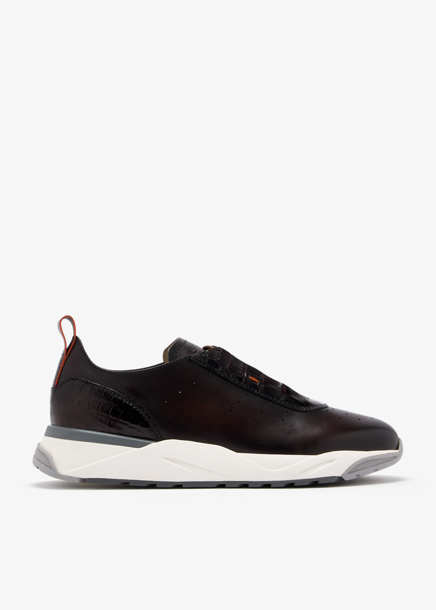 

Leather sneakers, Brown
