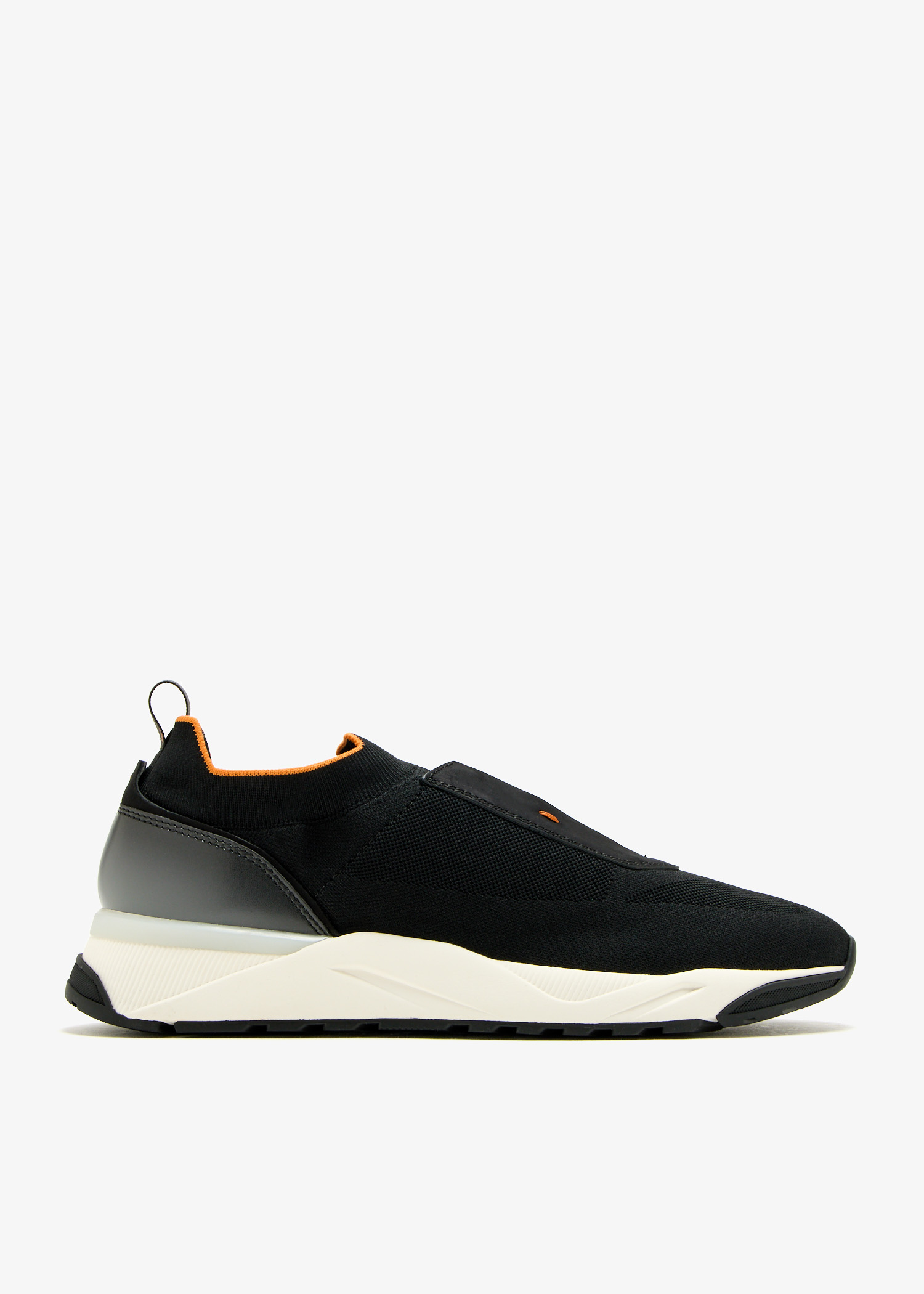 

Stretch knit sneakers, Black