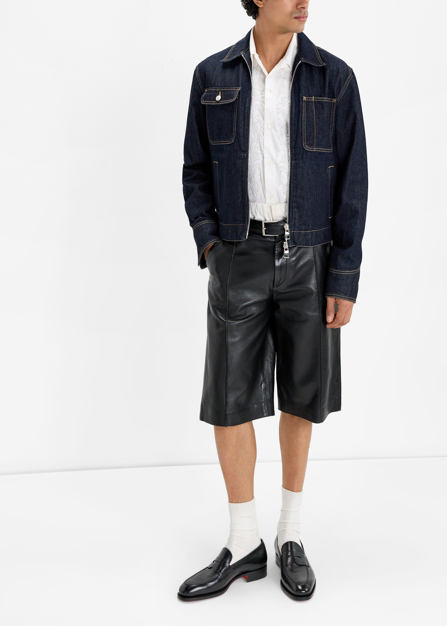 

Gregor penny strap loafers, Black