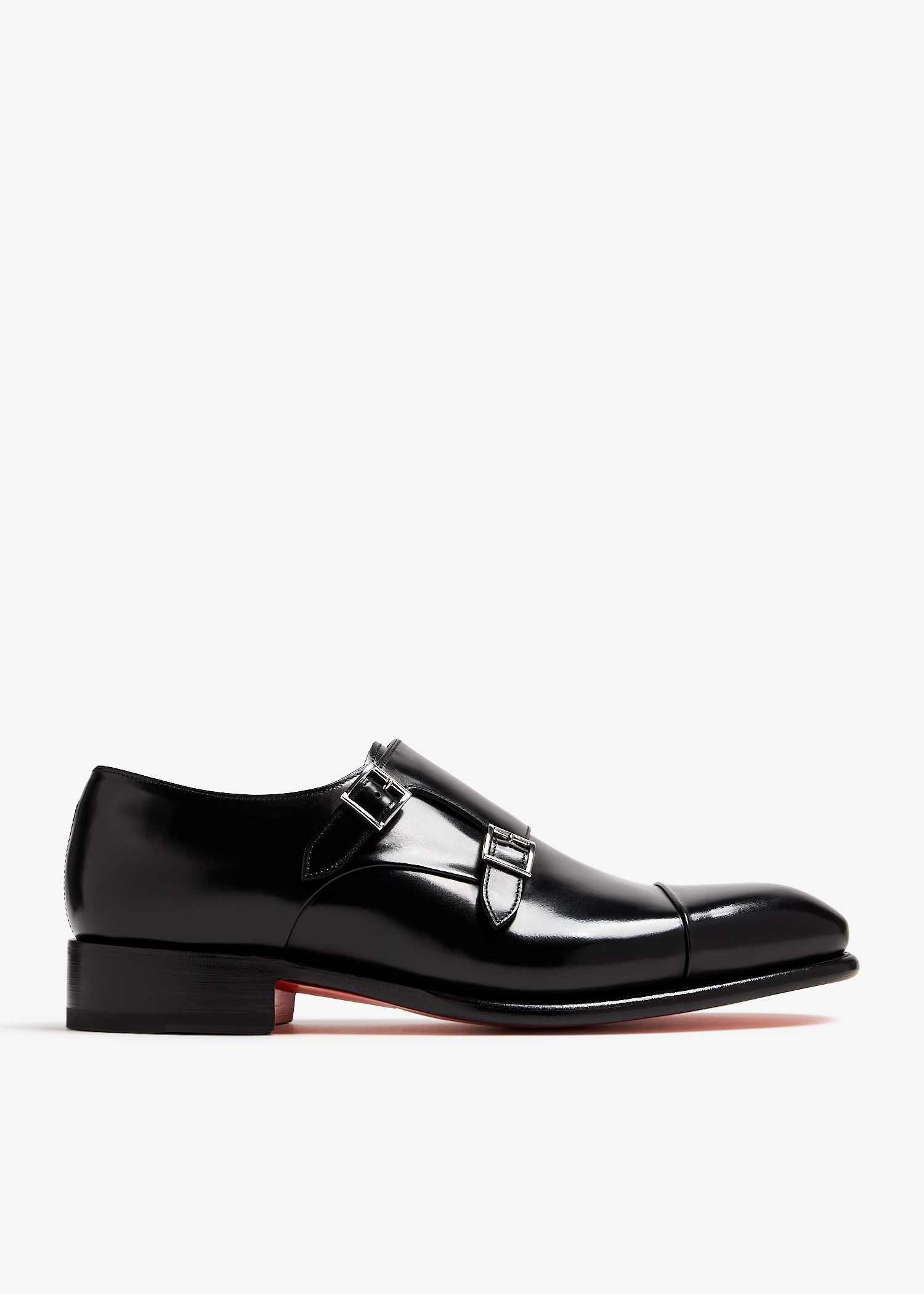 

Ira monk strap shoes, Black