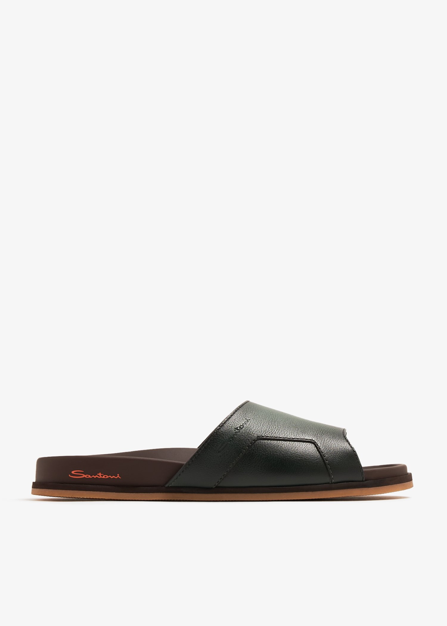 

Erik leather sandals, Green