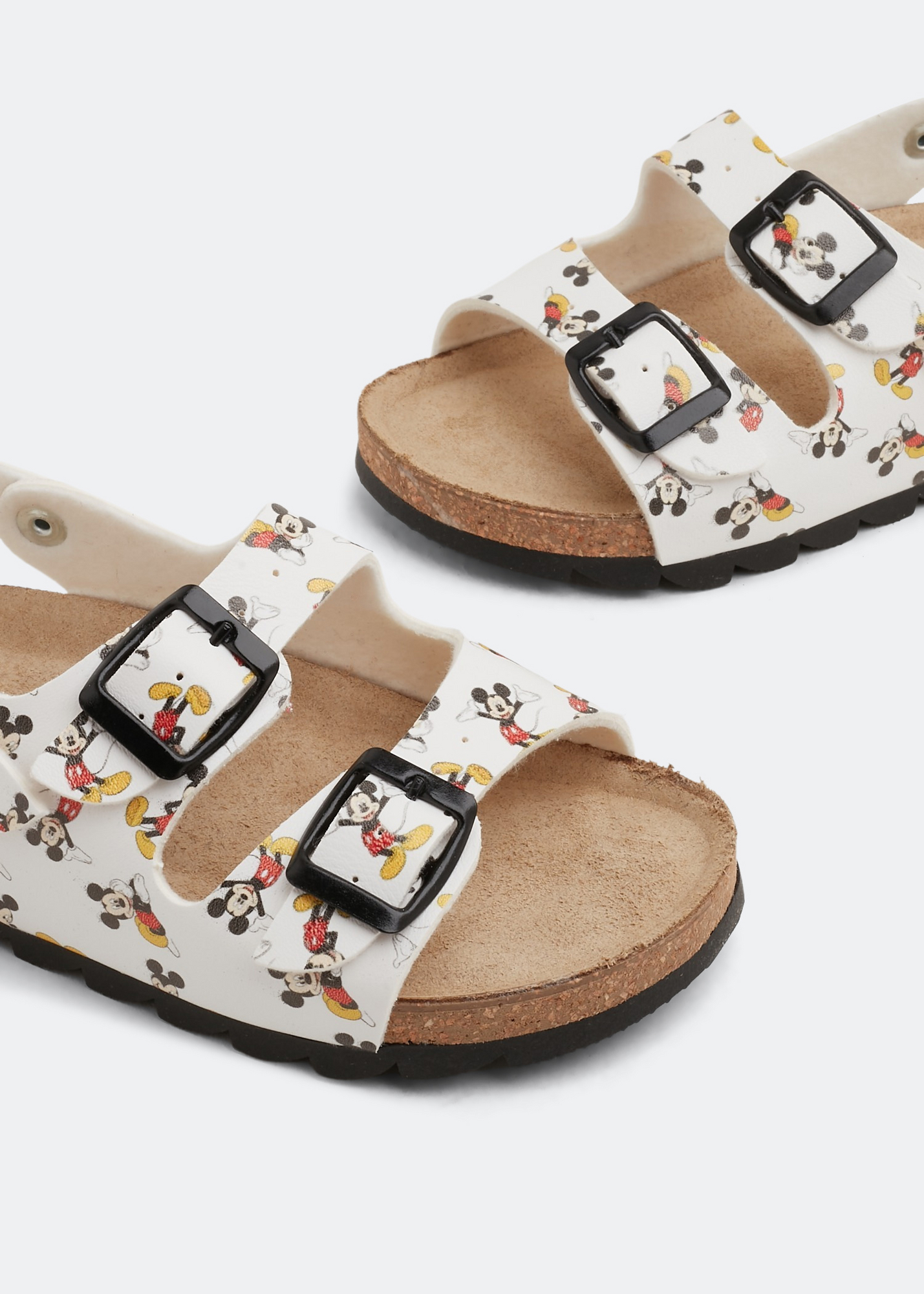 

x Disney leather sandals, White
